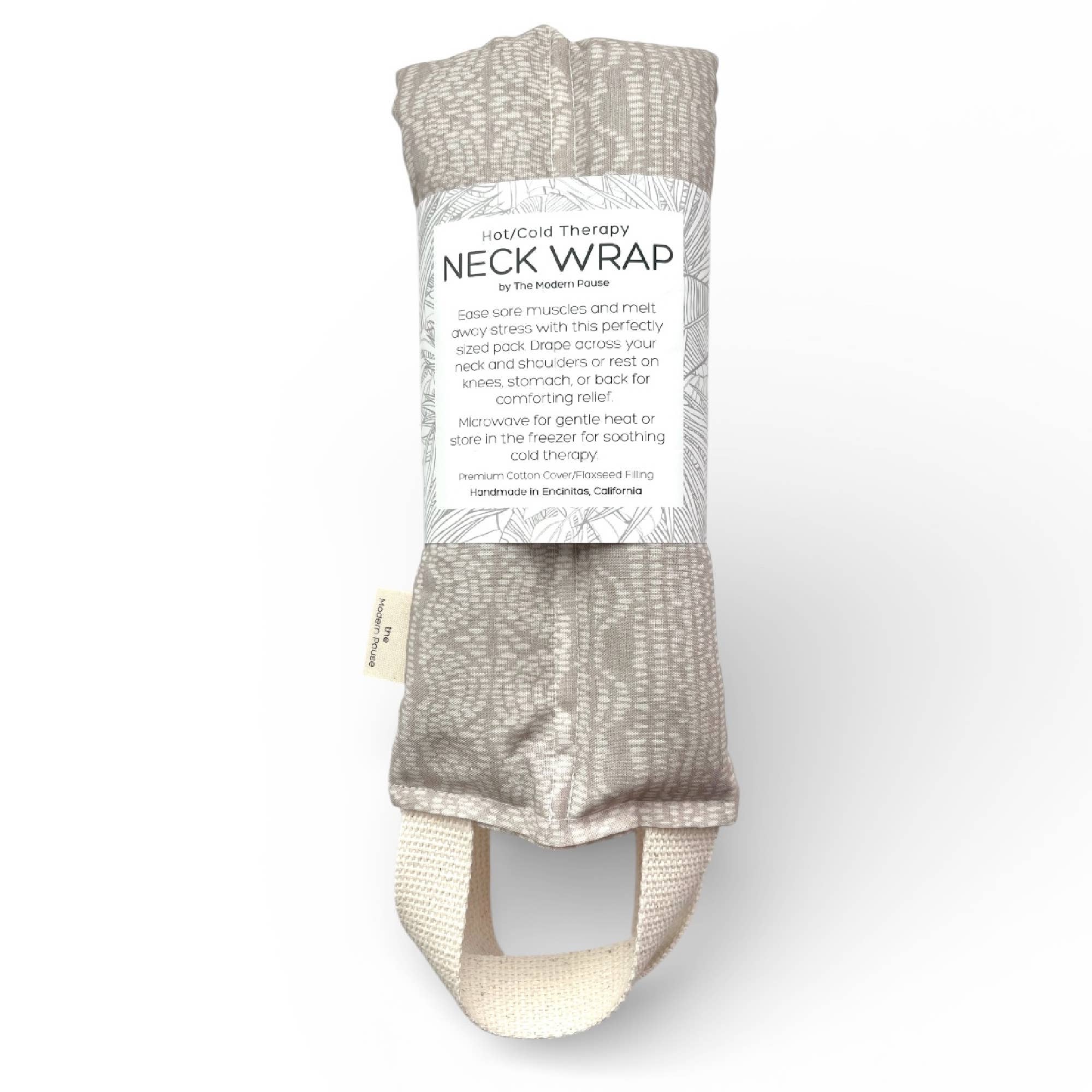 Neck Wrap - Batik in Taupe