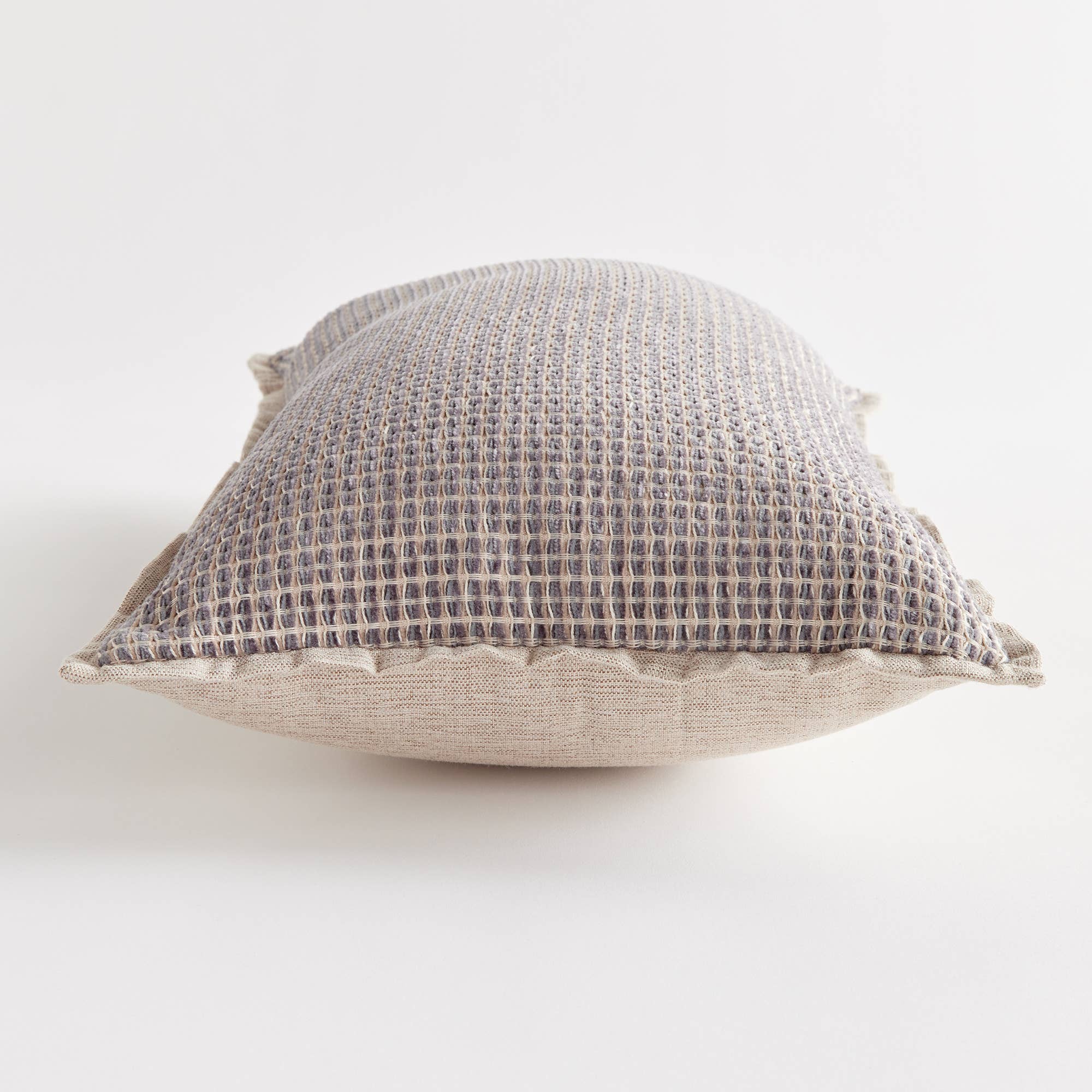 Sasha Lumbar Indoor-Outdoor Pillow, Taupe Mocha