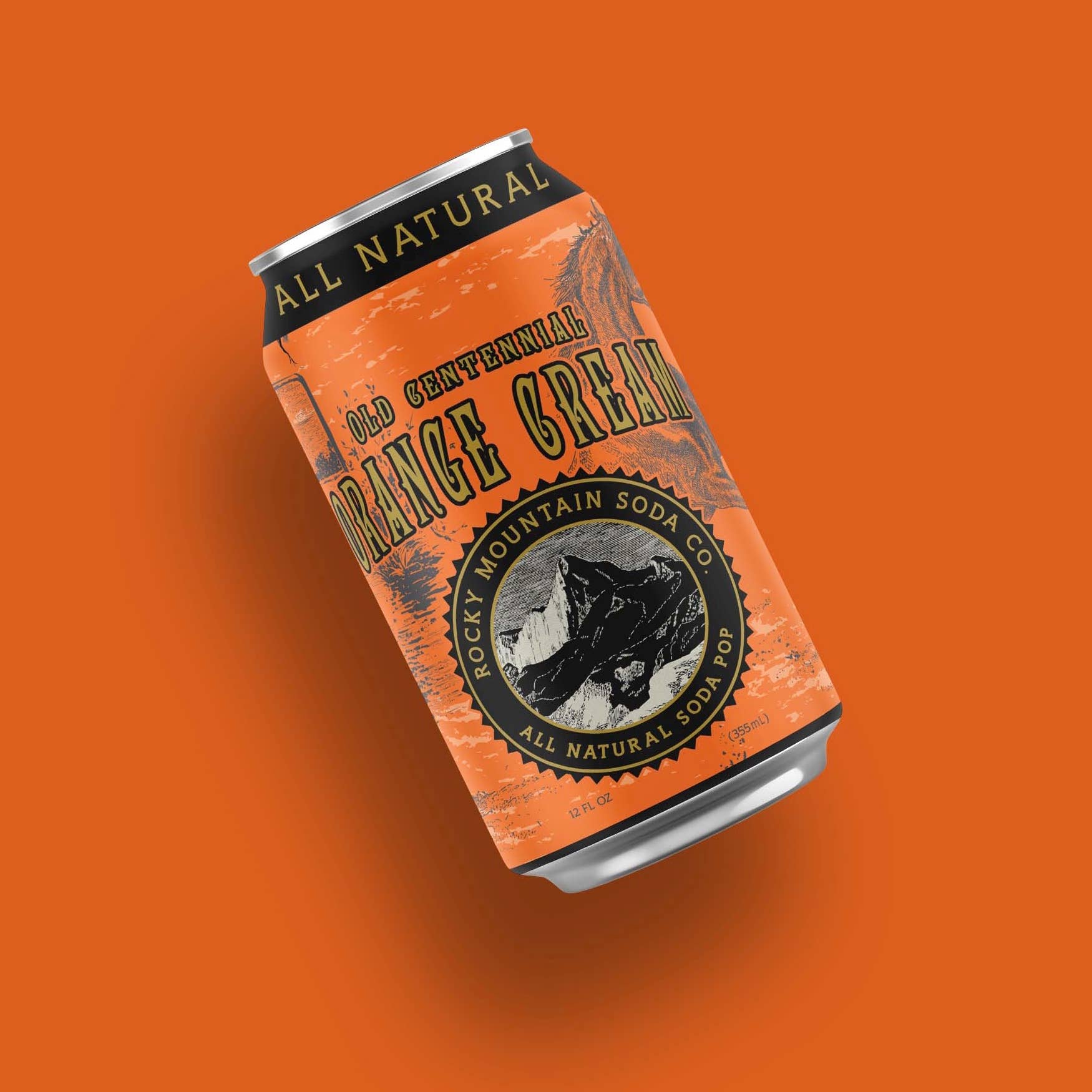 Old Centennial Orange Cream Cans