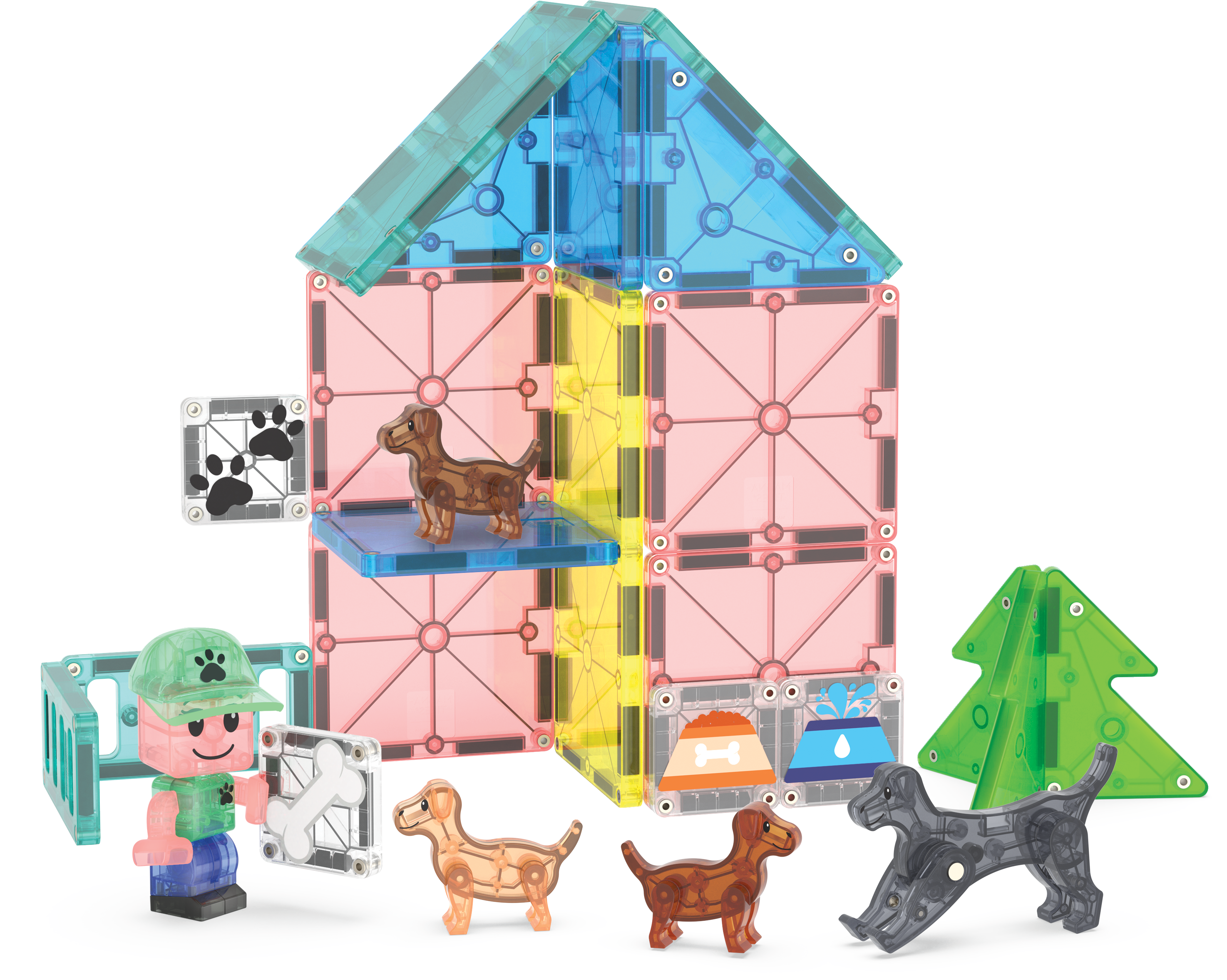 Magna-Tiles Puppy Park 27-Piece Set