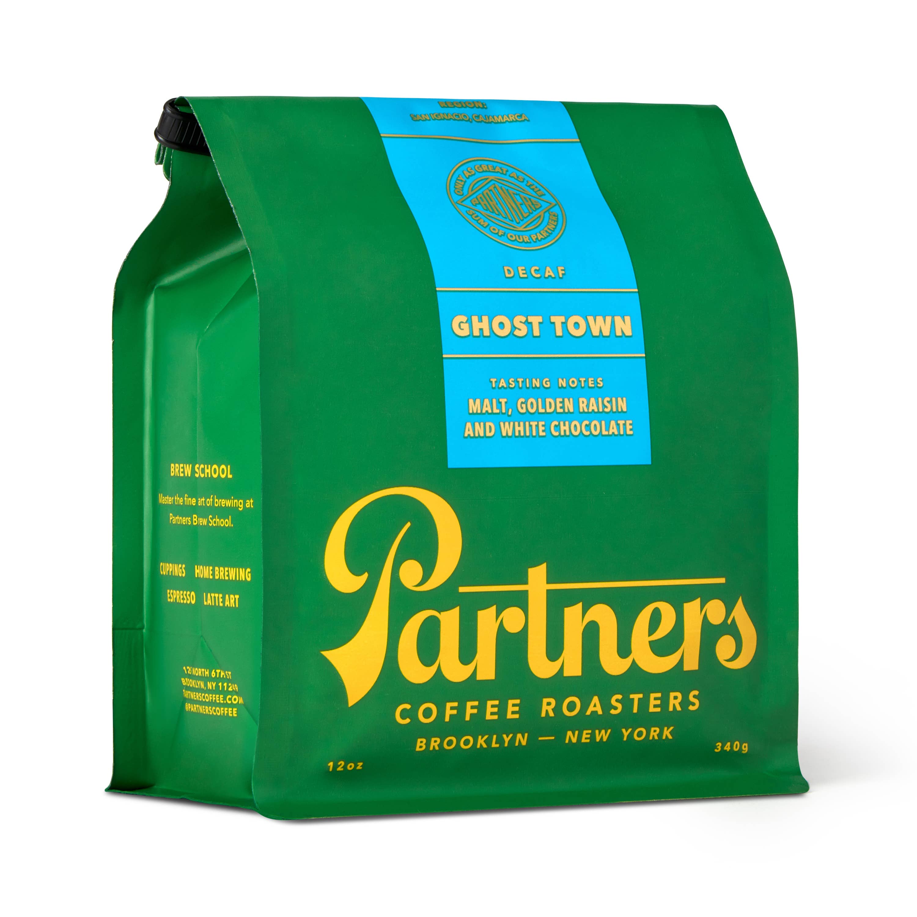 Peru - Ghost Town - Decaf Whole Bean Coffee - 12oz