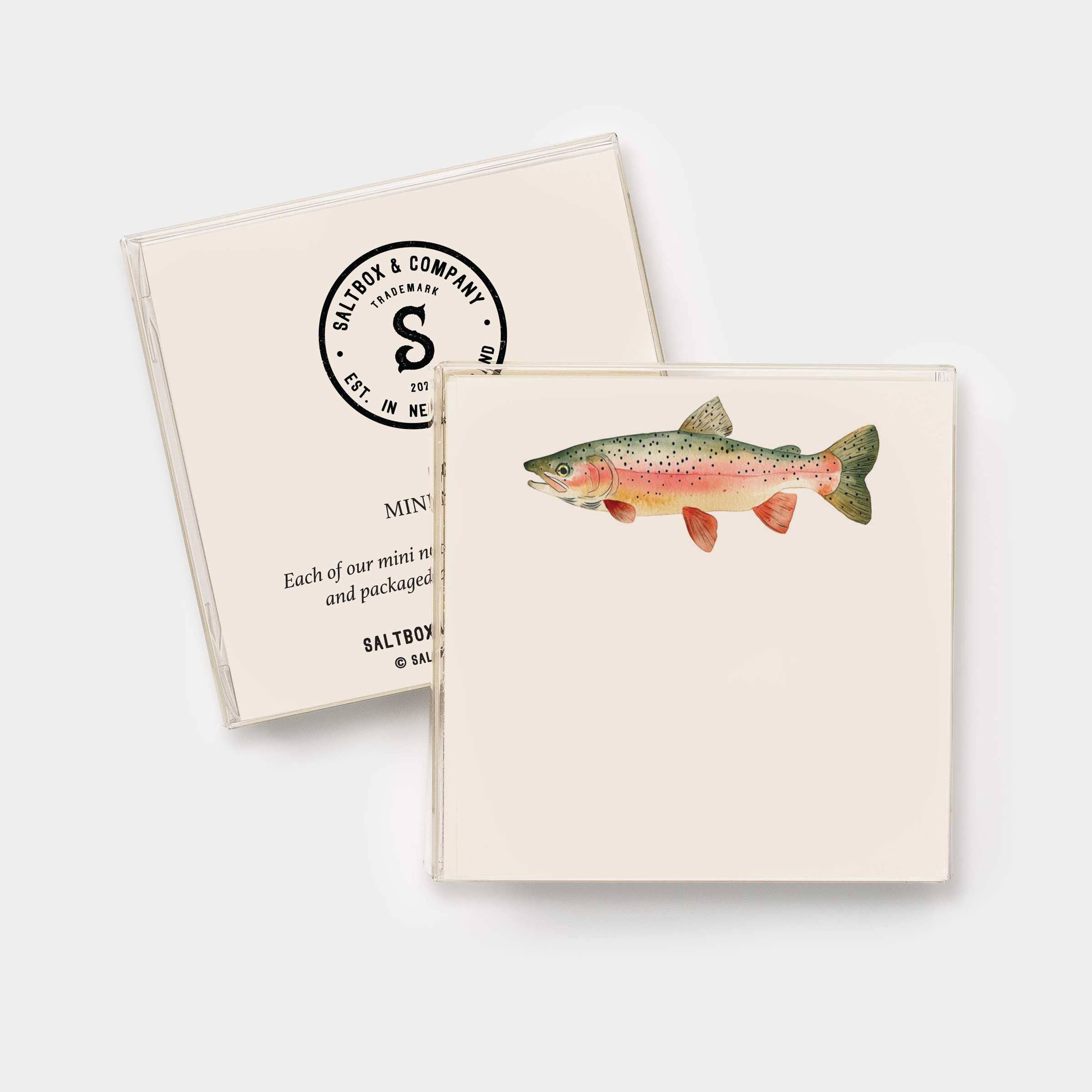 Rainbow Trout - Box of 50 Mini Notes