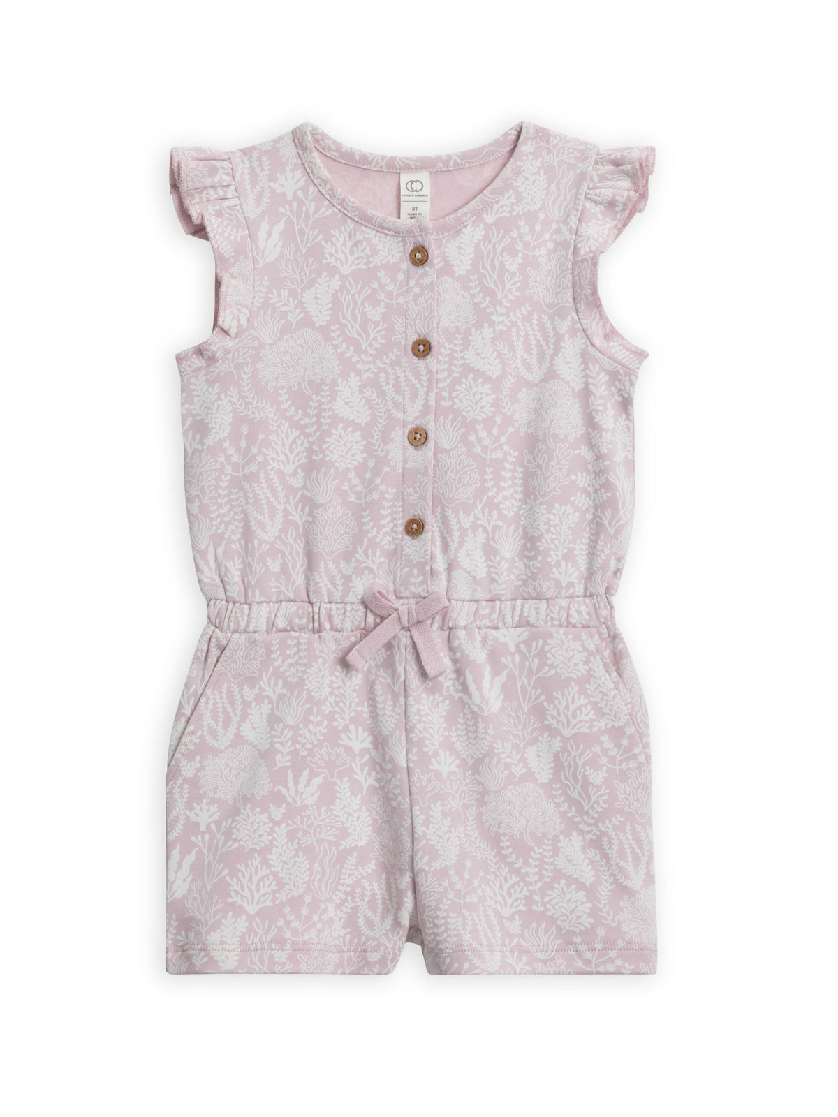 Shaye Romper - Coral Reef / Wisteria
