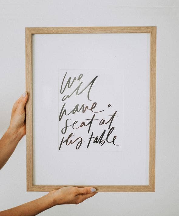 We All Have A Seat | 8x10