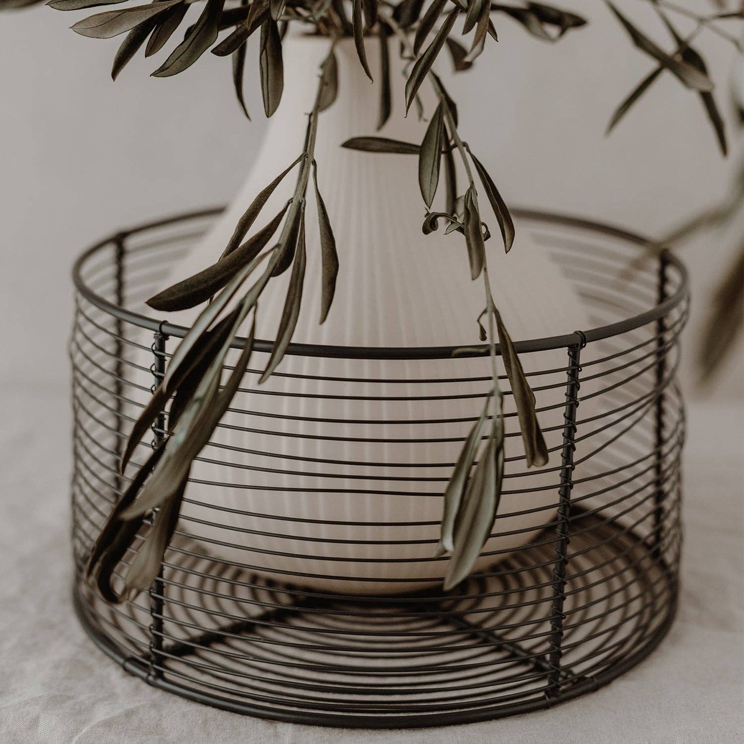 Set of 3 Wire Basket round