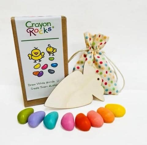 EASTER Gift Box- 8 color collection w/wooden art ornament