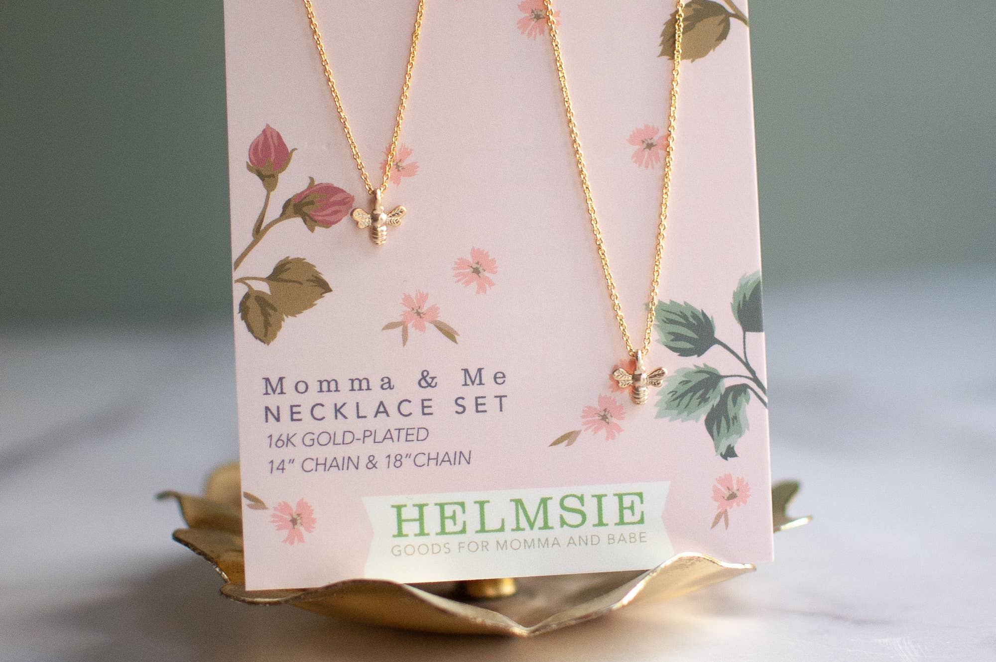 Mama + Me Bees Necklace Set