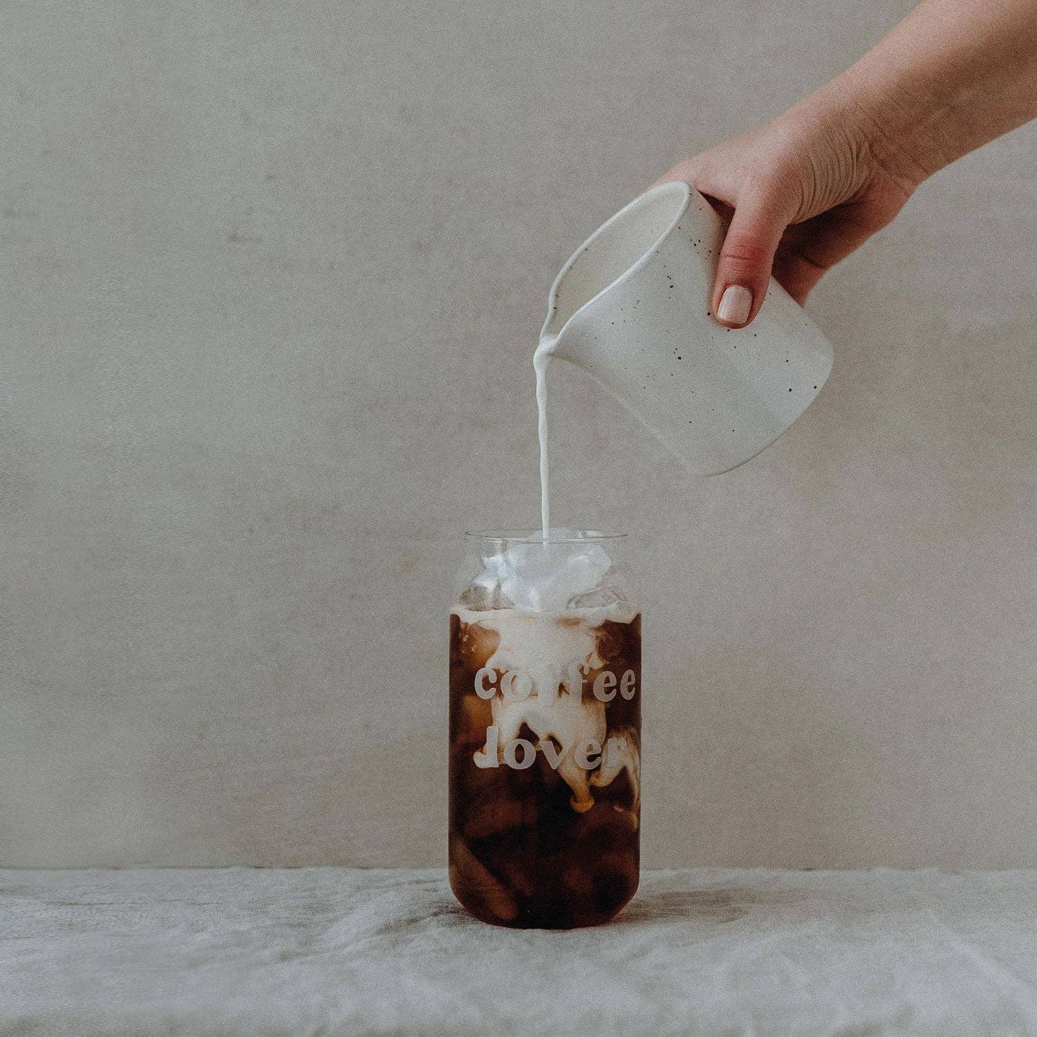 Coffee Lover tall drinking glass