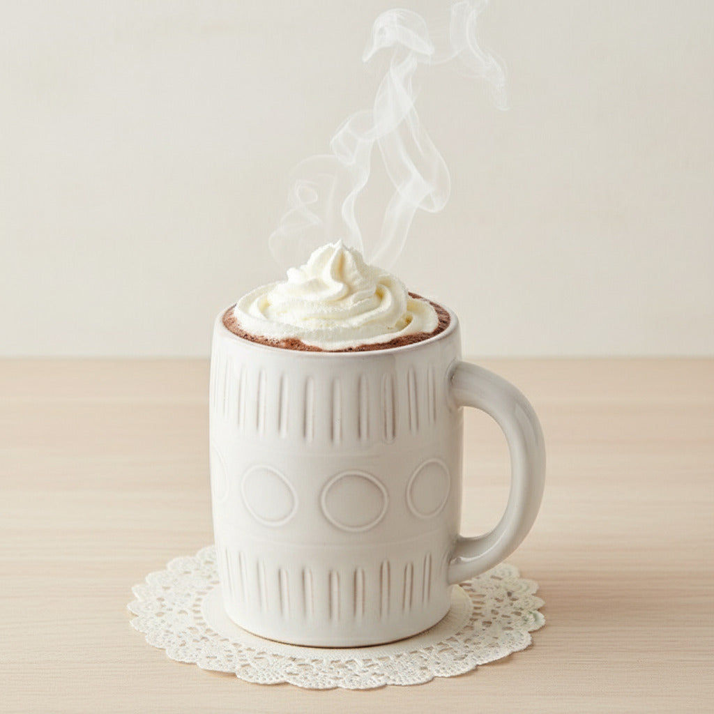 White Ceramic Mug | 5.25"