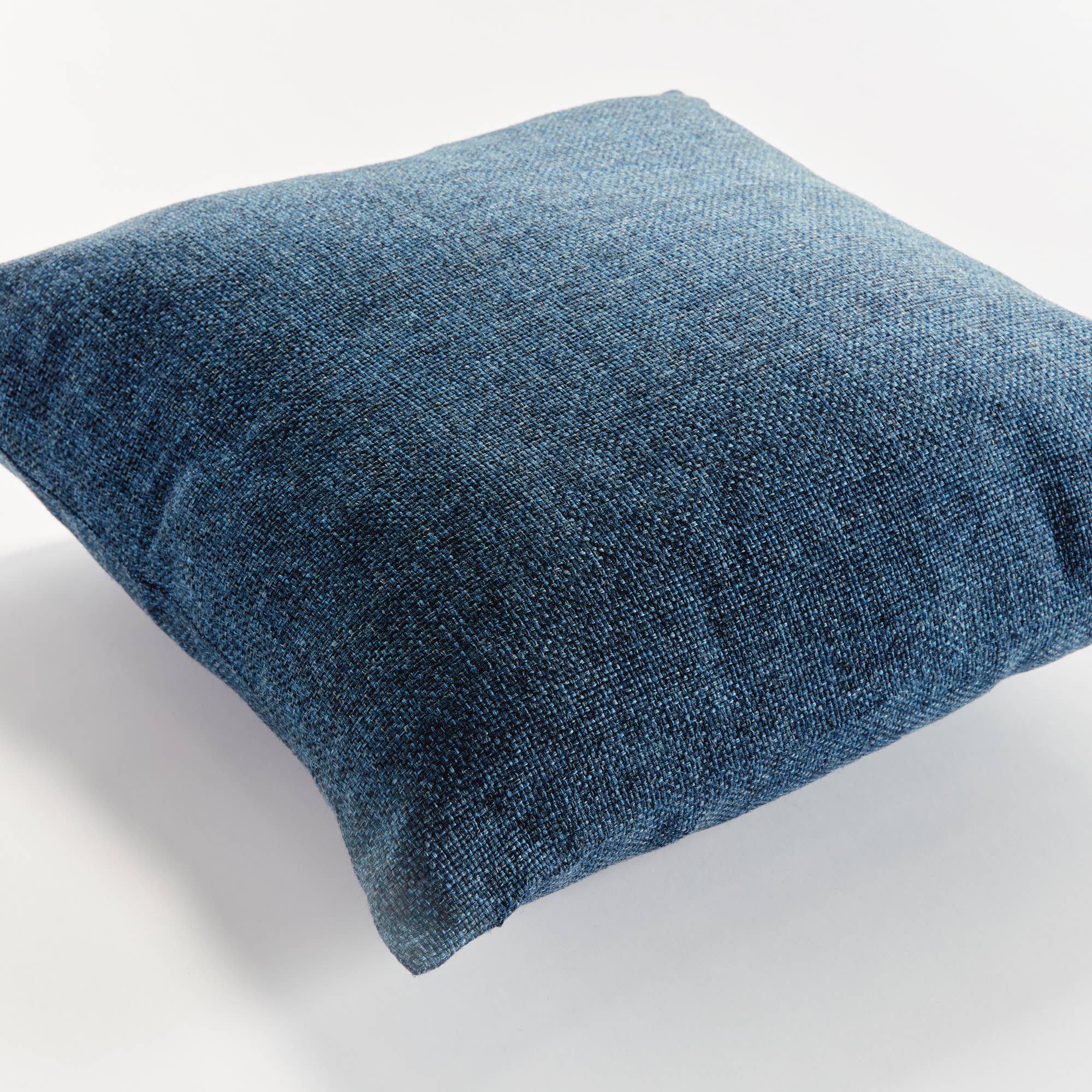 Bevin Square Indoor-Outdoor Pillow 20", Navy Blue