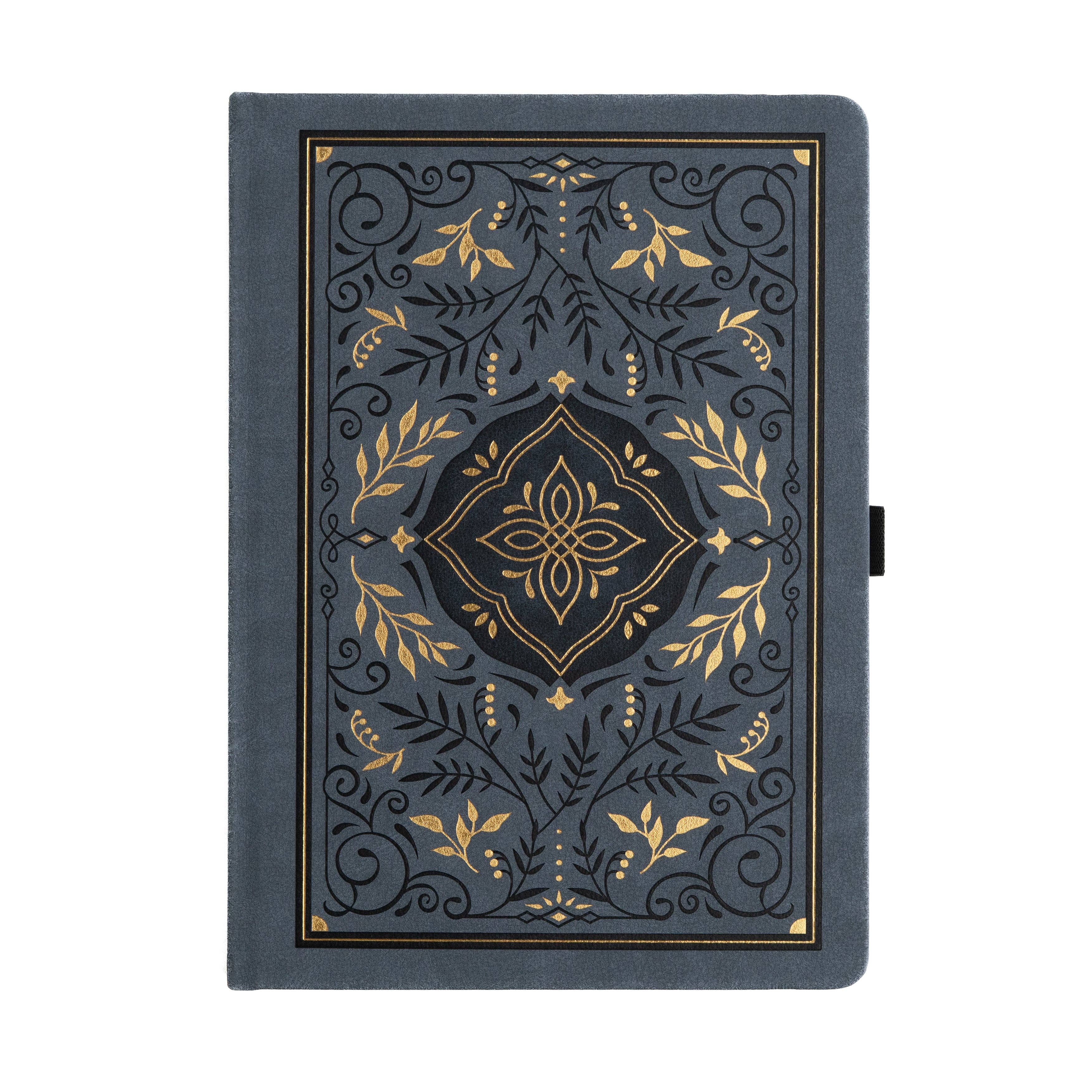 Storybook in Navy | Ivory Dot Grid