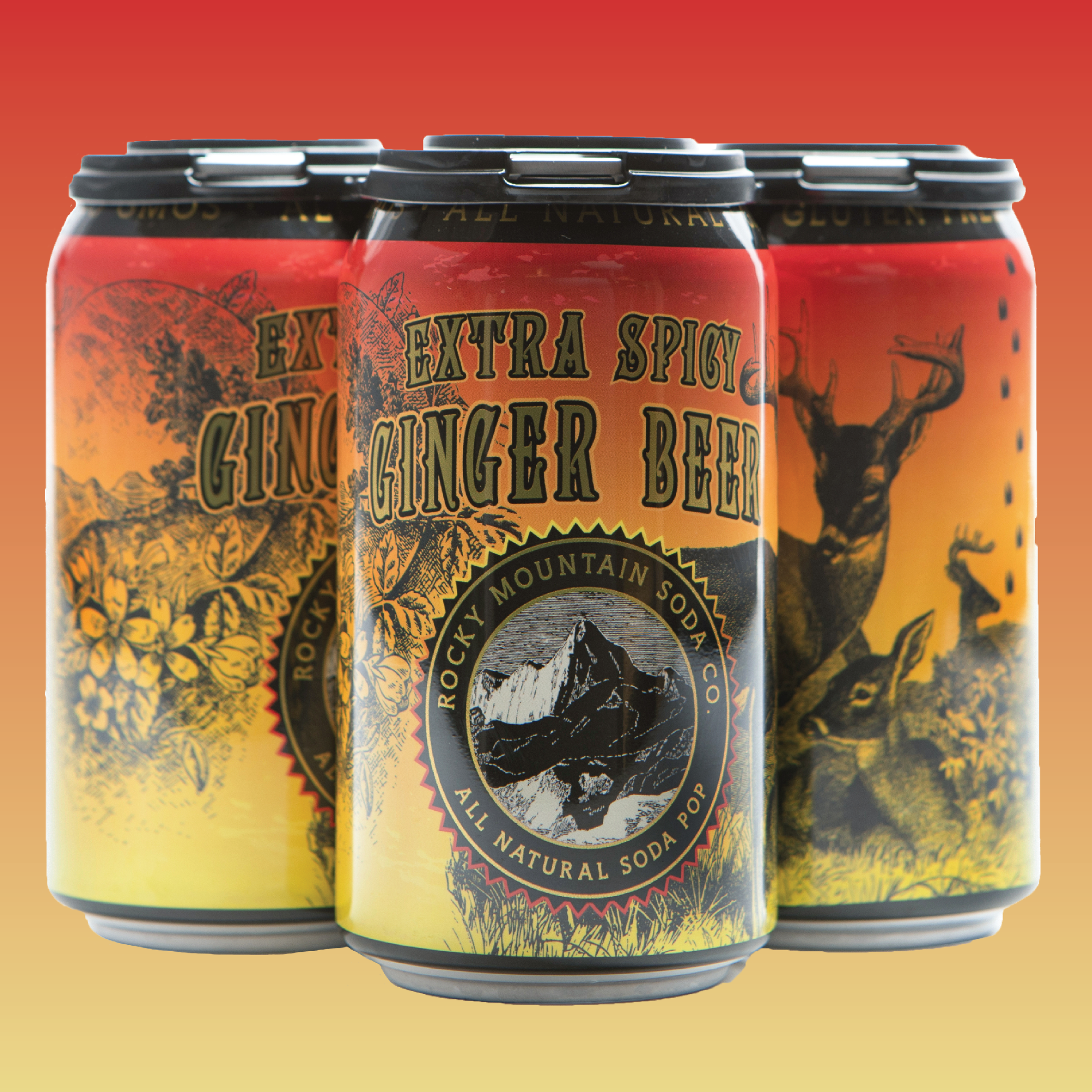 Extra Spicy Ginger Beer Soda Pop Cans