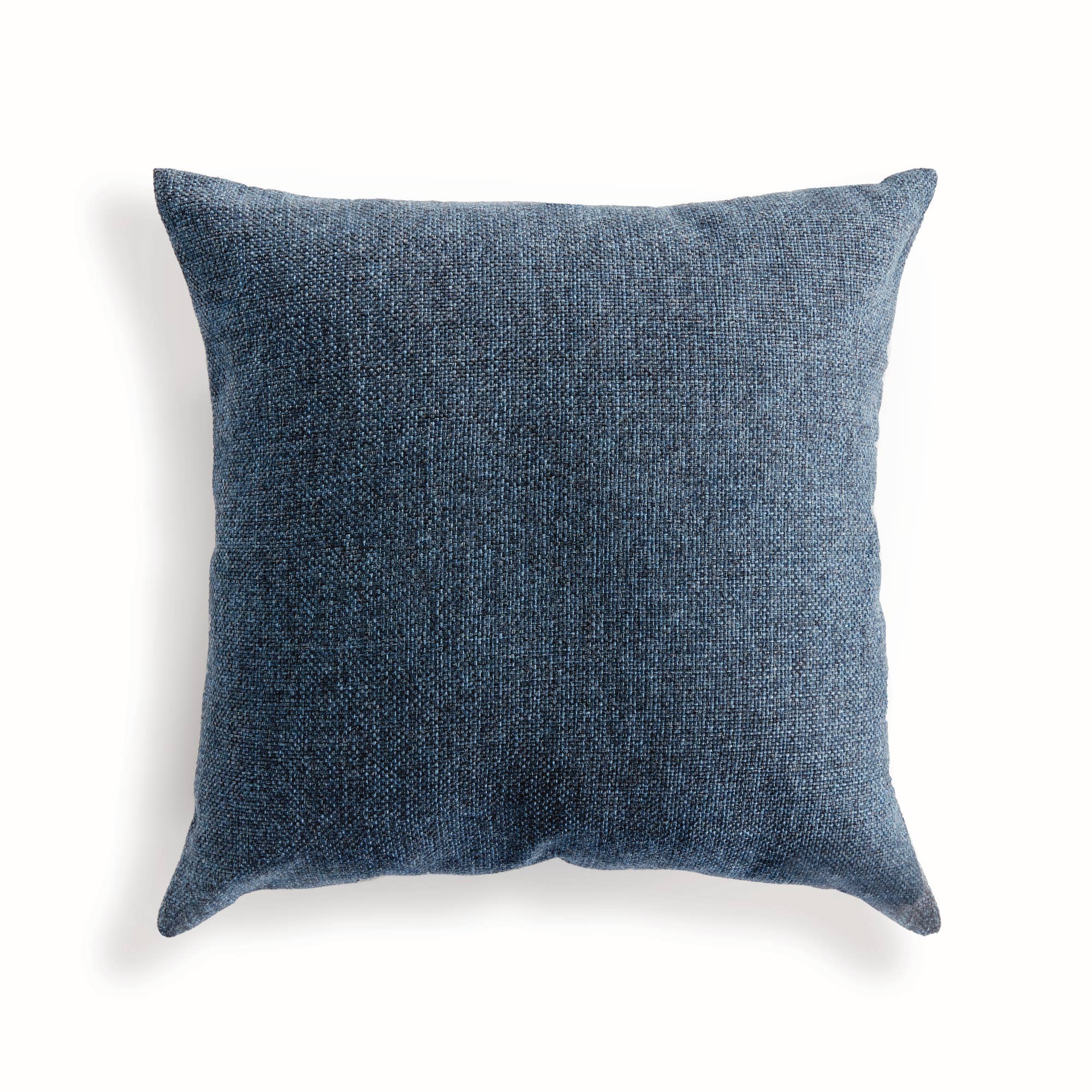 Bevin Square Indoor-Outdoor Pillow 20", Navy Blue