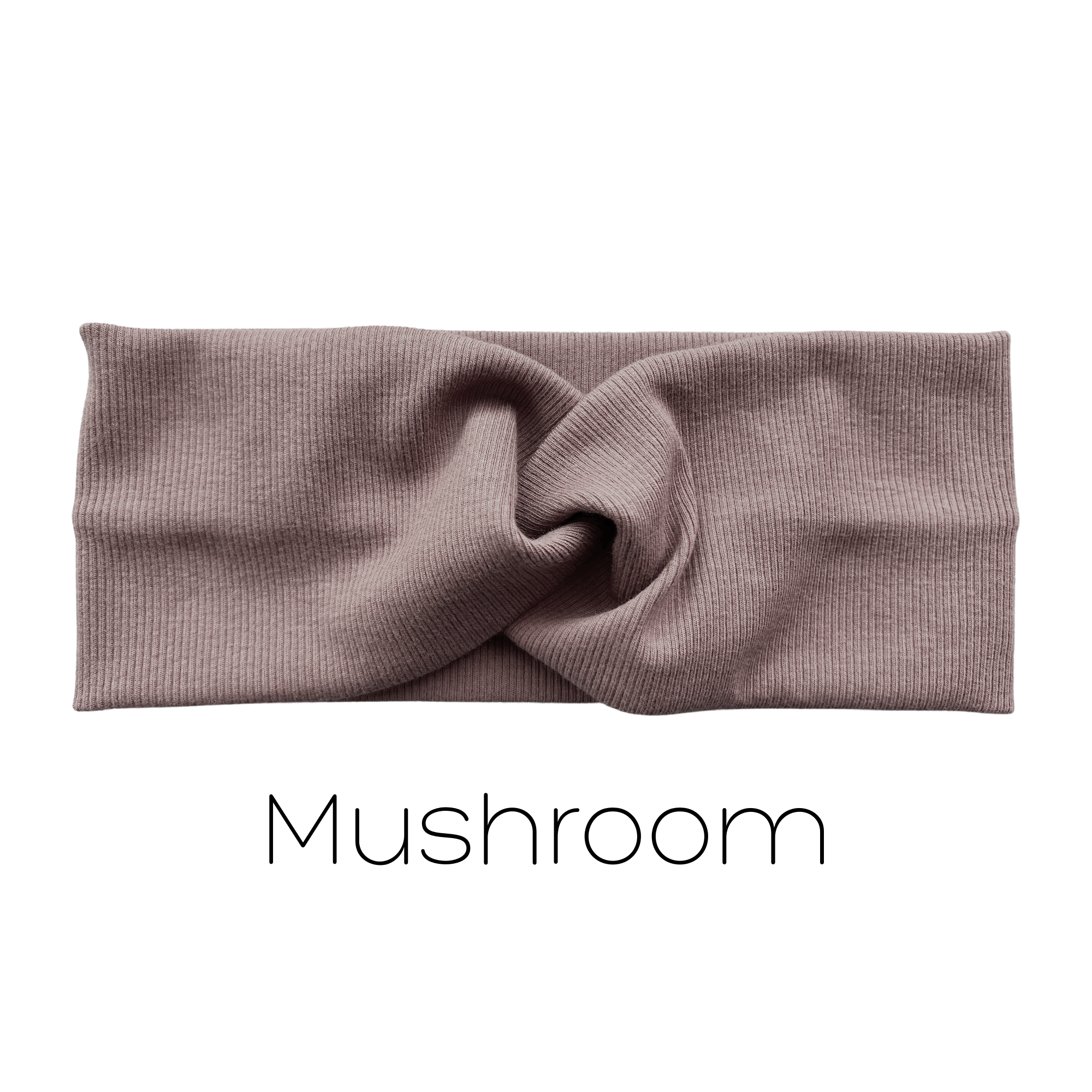 Organic Rib Cotton Twist Headband