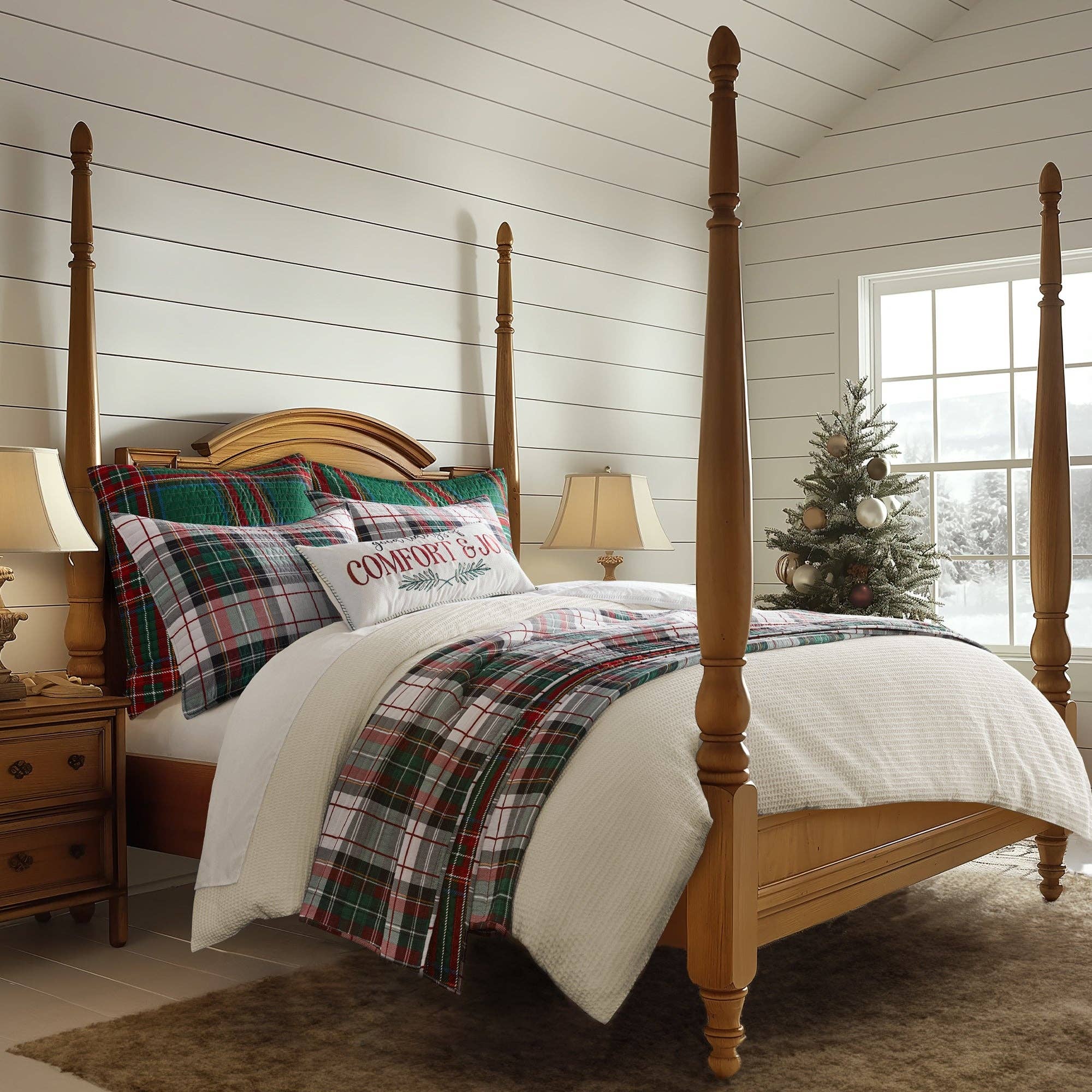 Spencer Plaid Quilt | King