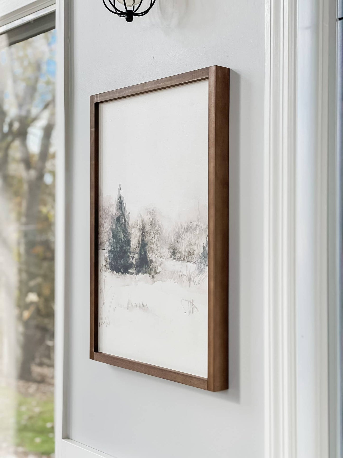 Winter Landscape | Winter Home Decor, Winter Wall Decor