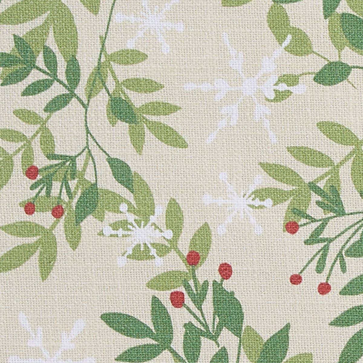 Williamsburg Snowflakes And Berries Table Runner 36"L