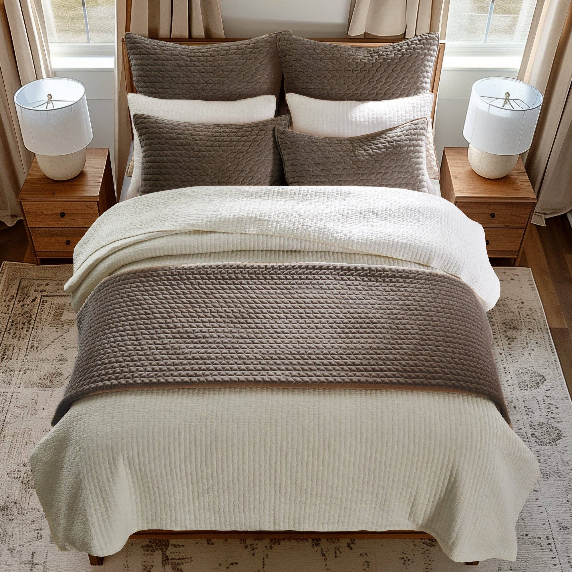 Velvet Stitch Quilt Set