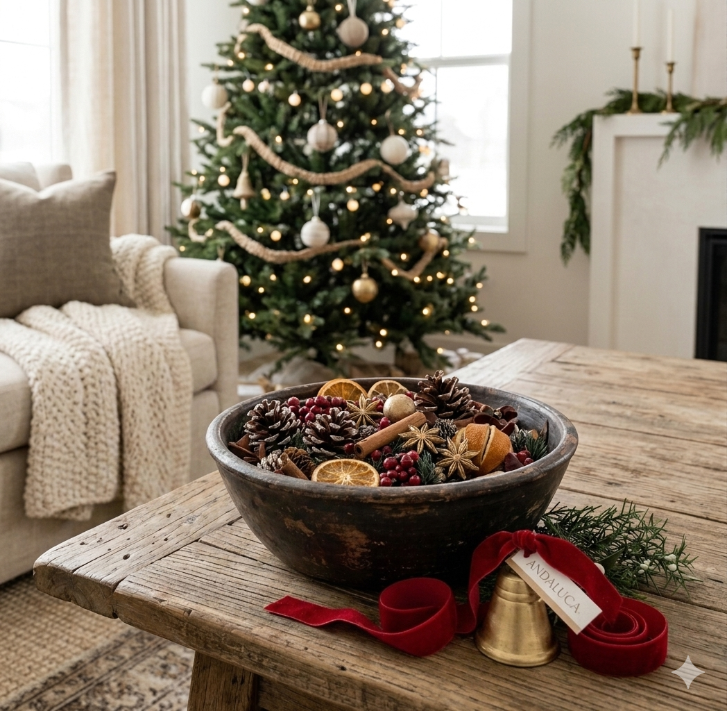 Holiday Memories Potpourri with Bell