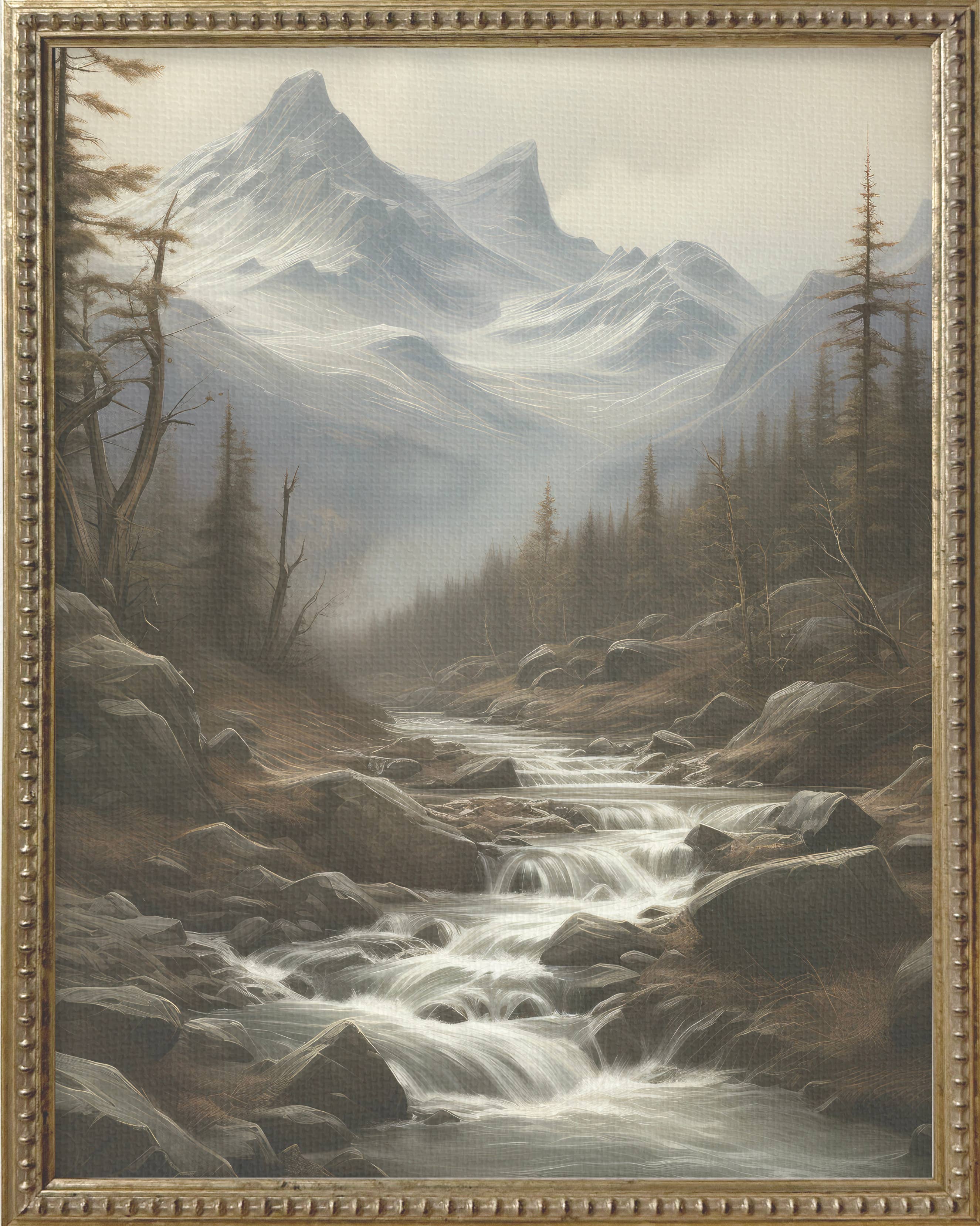 16x20 Gallery Frame - Mountain Stream