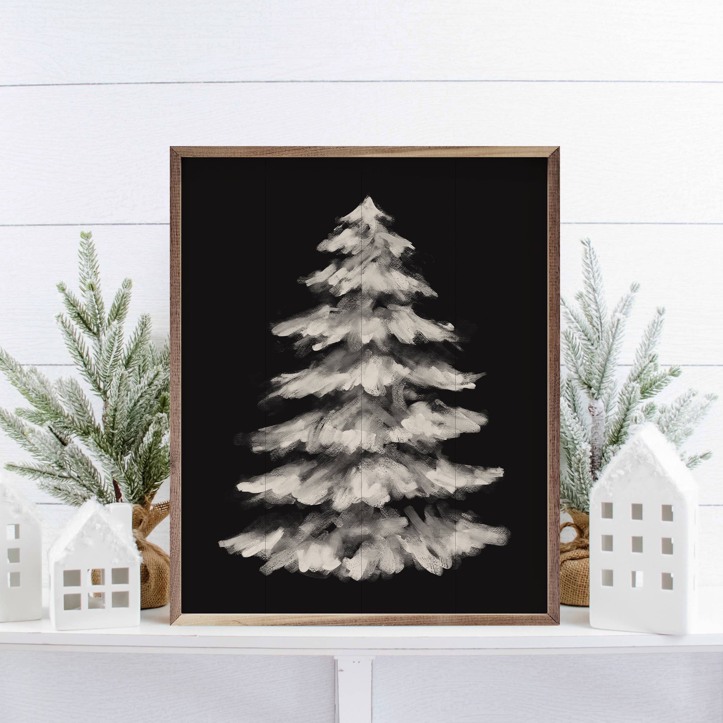 Moody Christmas 2 Tree By Emily Wood