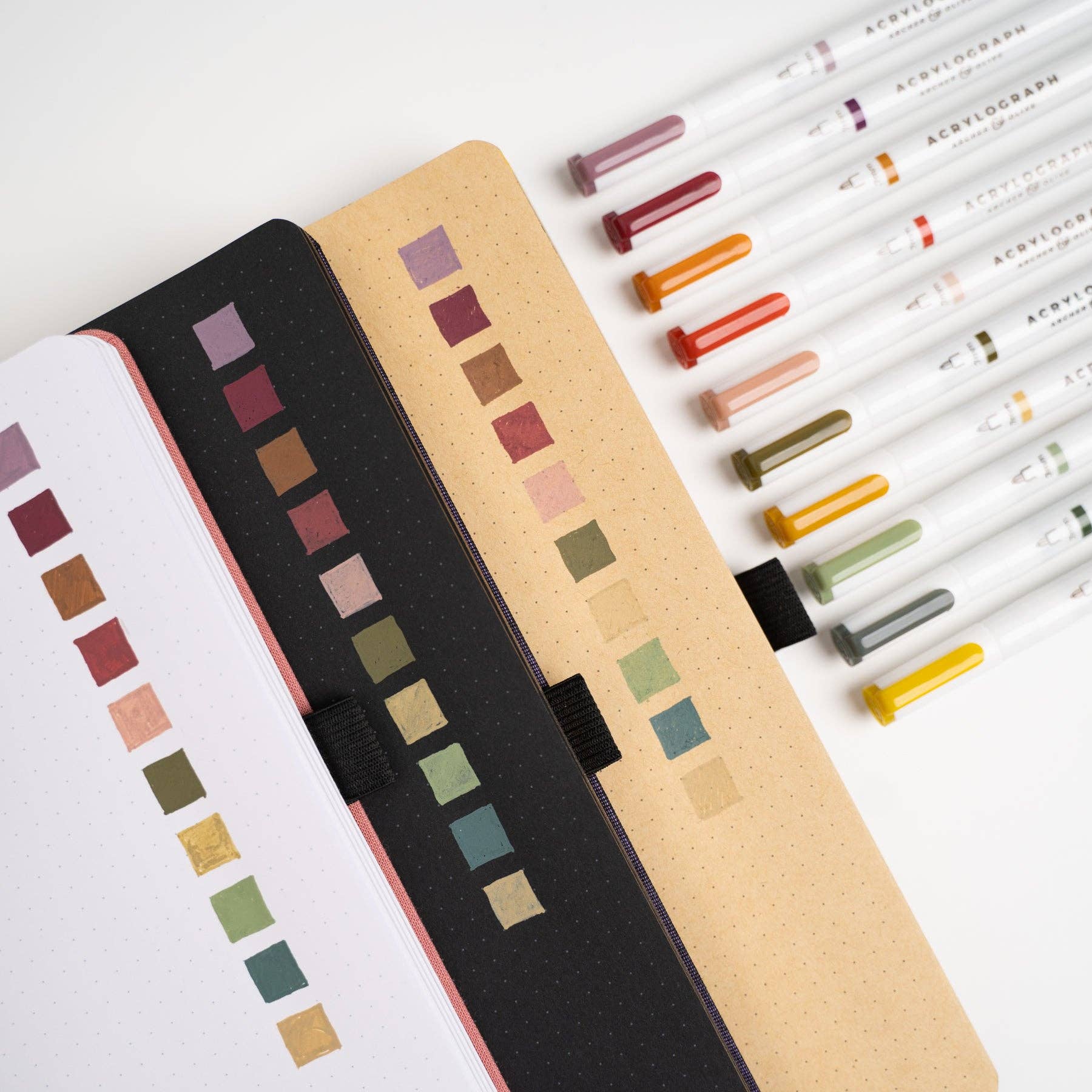 Fall Acrylographs (Set of 10)