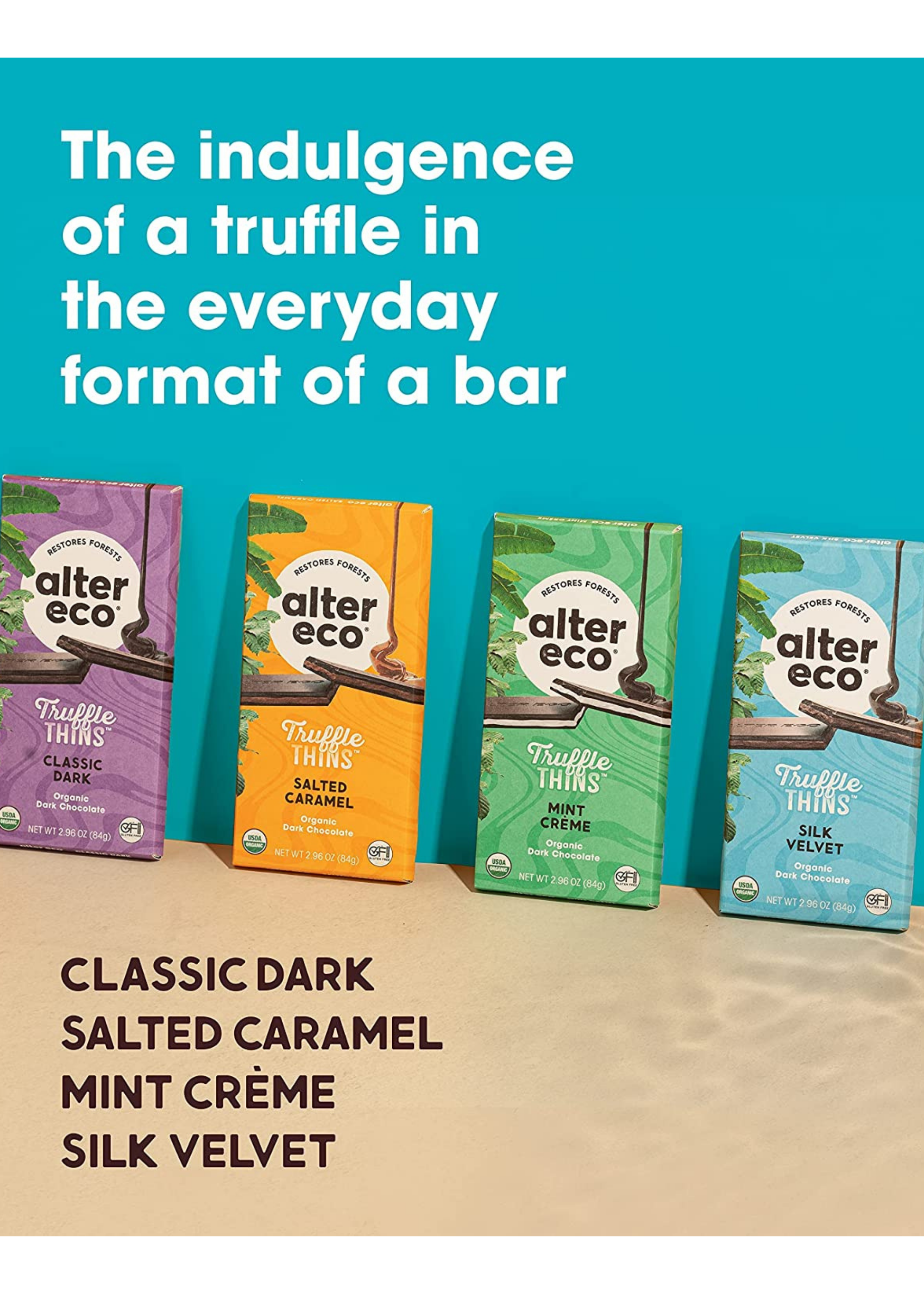 Mint Crème Truffle Thins | Sold Each
