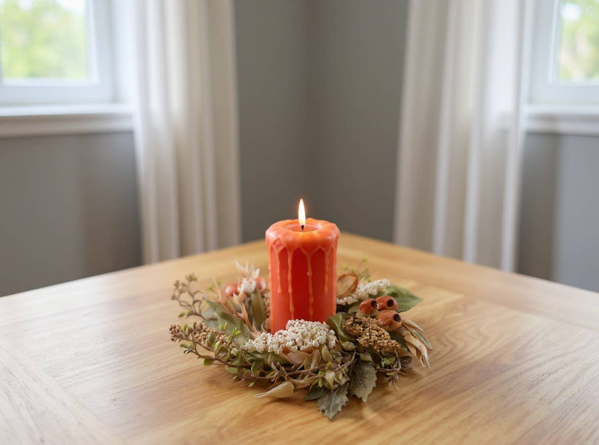 Fall Serenity 4.5in Candle Ring