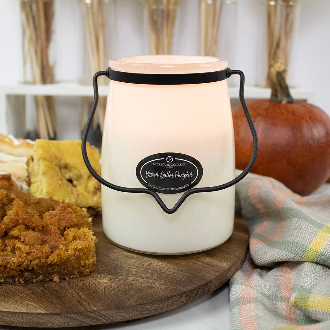 22 oz Butter Jar Candle: Brown Butter Pumpkin