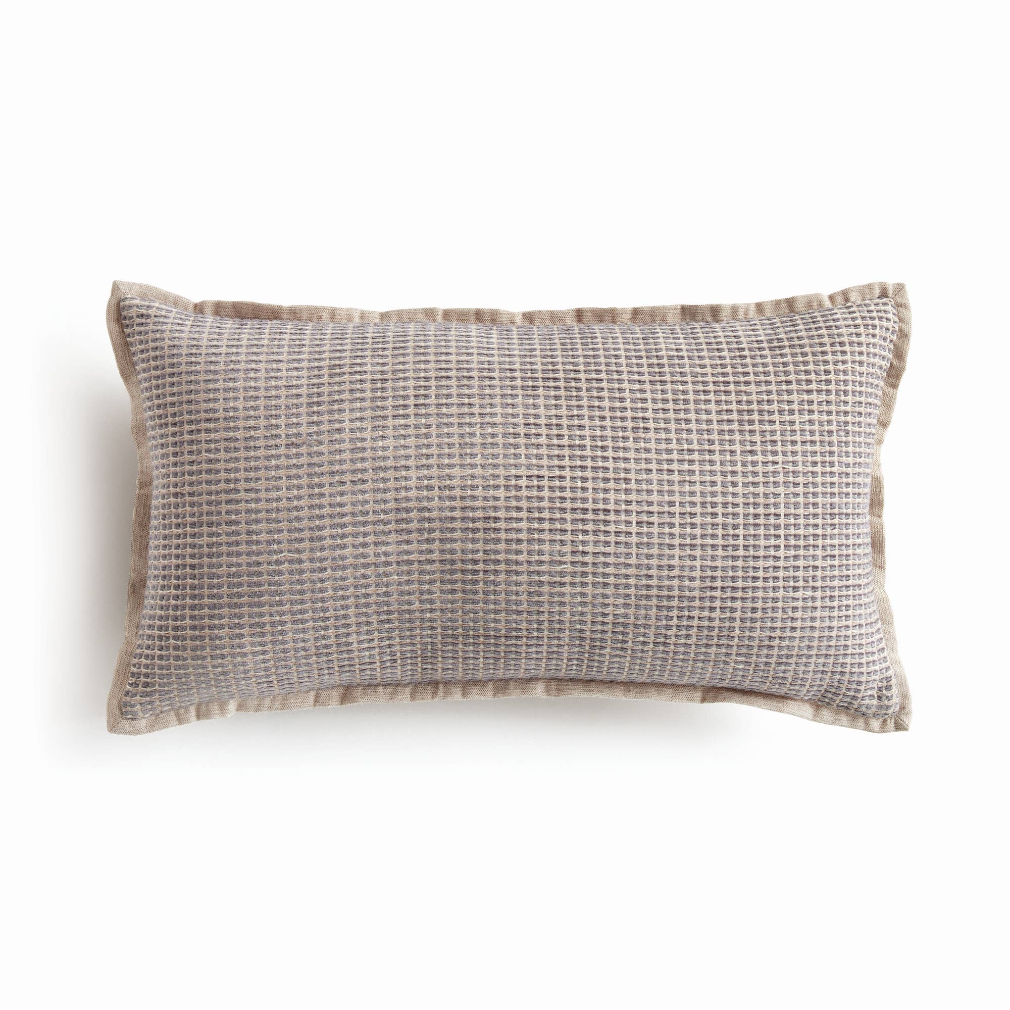 Sasha Lumbar Indoor-Outdoor Pillow, Taupe Mocha