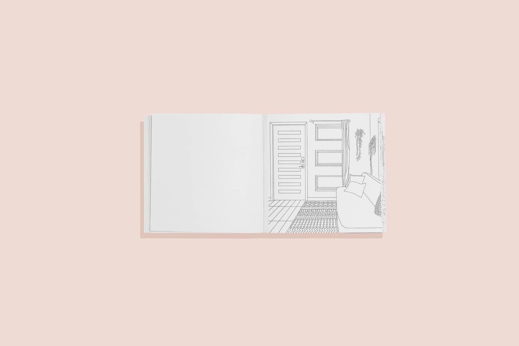 Coolest Homes Ever: A Stocking Stuffer Adult Coloring Book