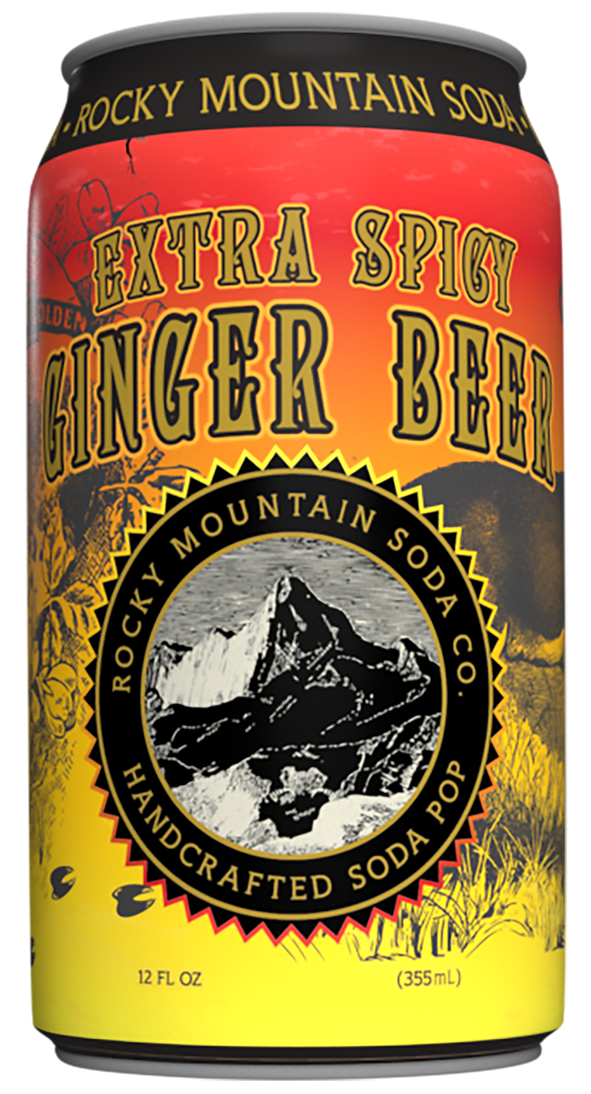 Extra Spicy Ginger Beer Soda Pop Cans