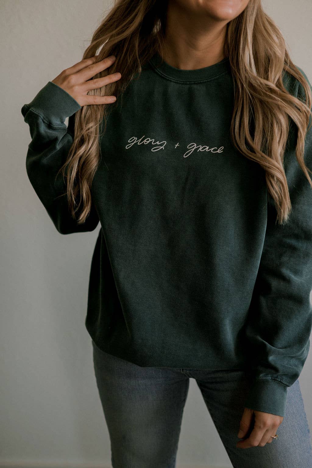 Glory + Grace Pullover | Spruce |