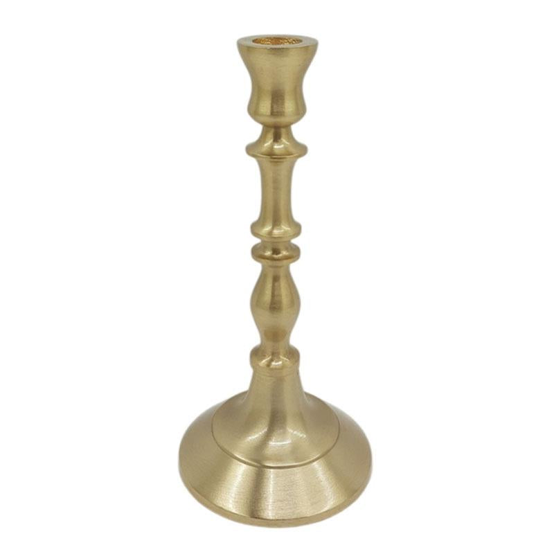Brass Taper Candle Holder 9"