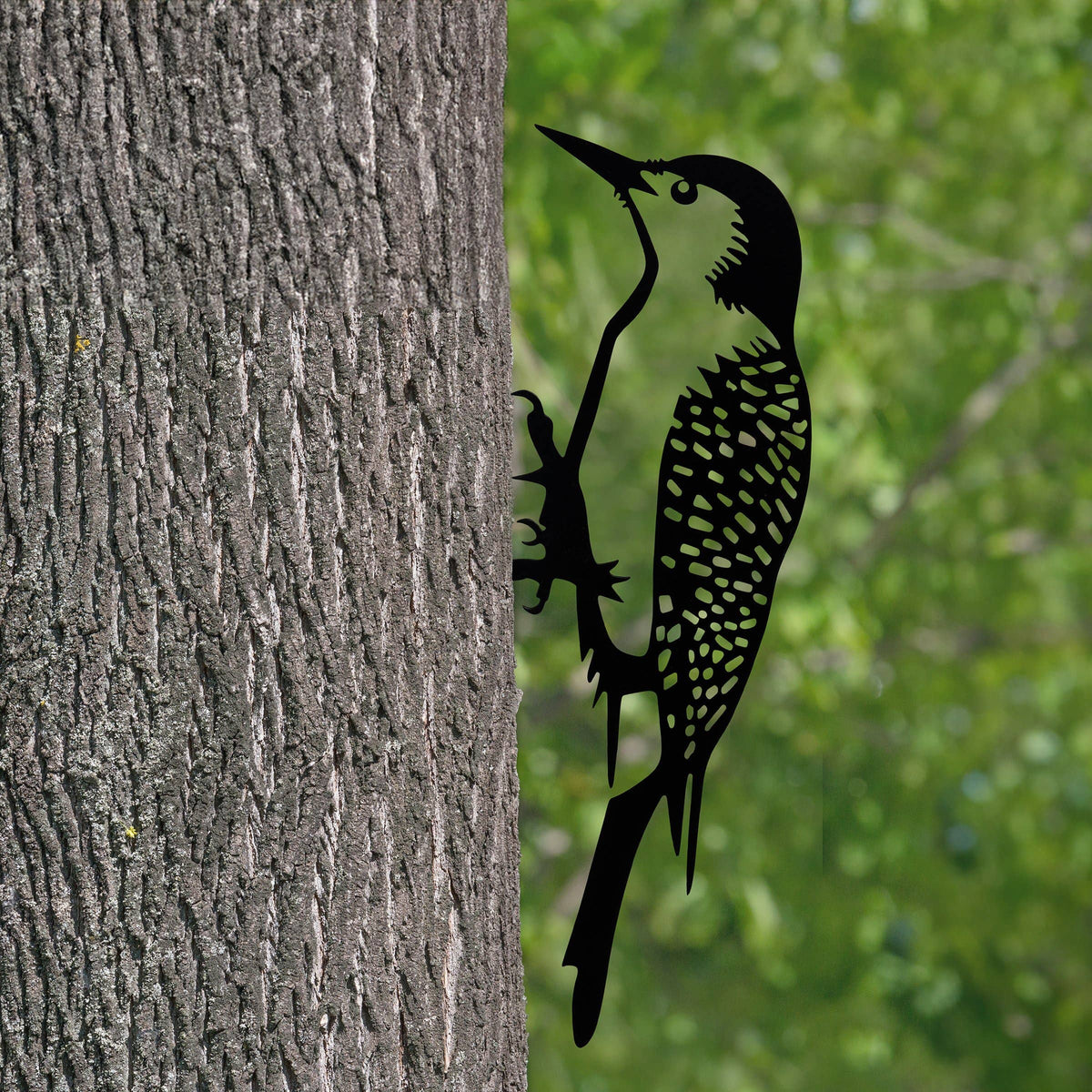 Woodpecker Metal Outdoor Art