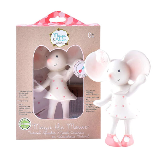 Meiya the Mouse Natural Rubber Teether