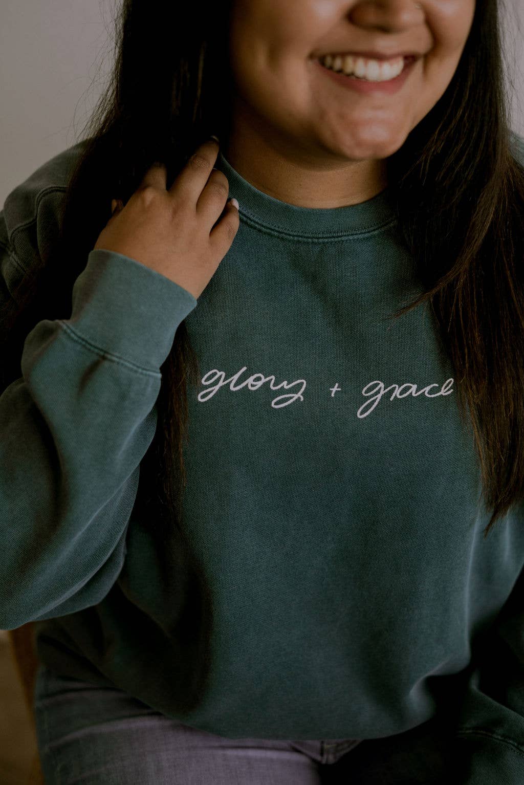 Glory + Grace Pullover | Spruce |