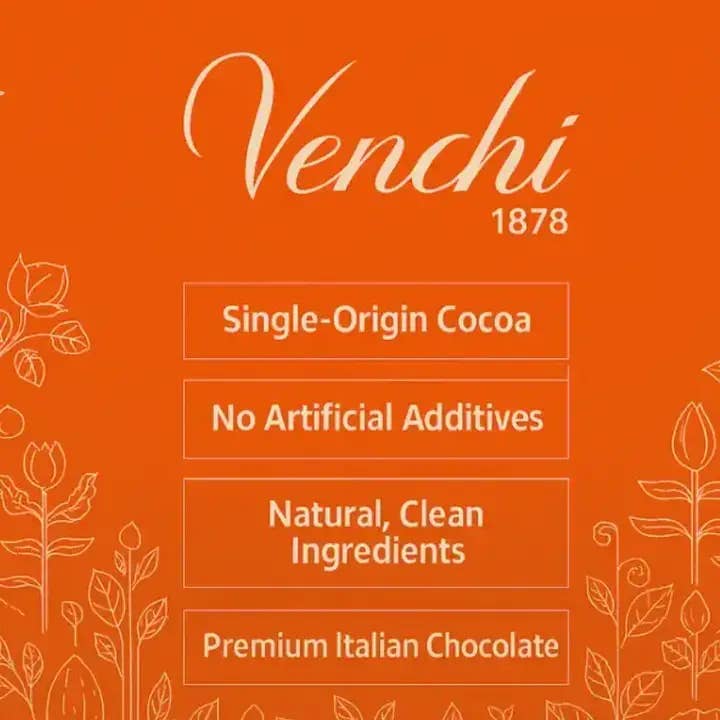 Venchi Ingot Dark Stracciatella, Italian Gourmet Bulk Bag