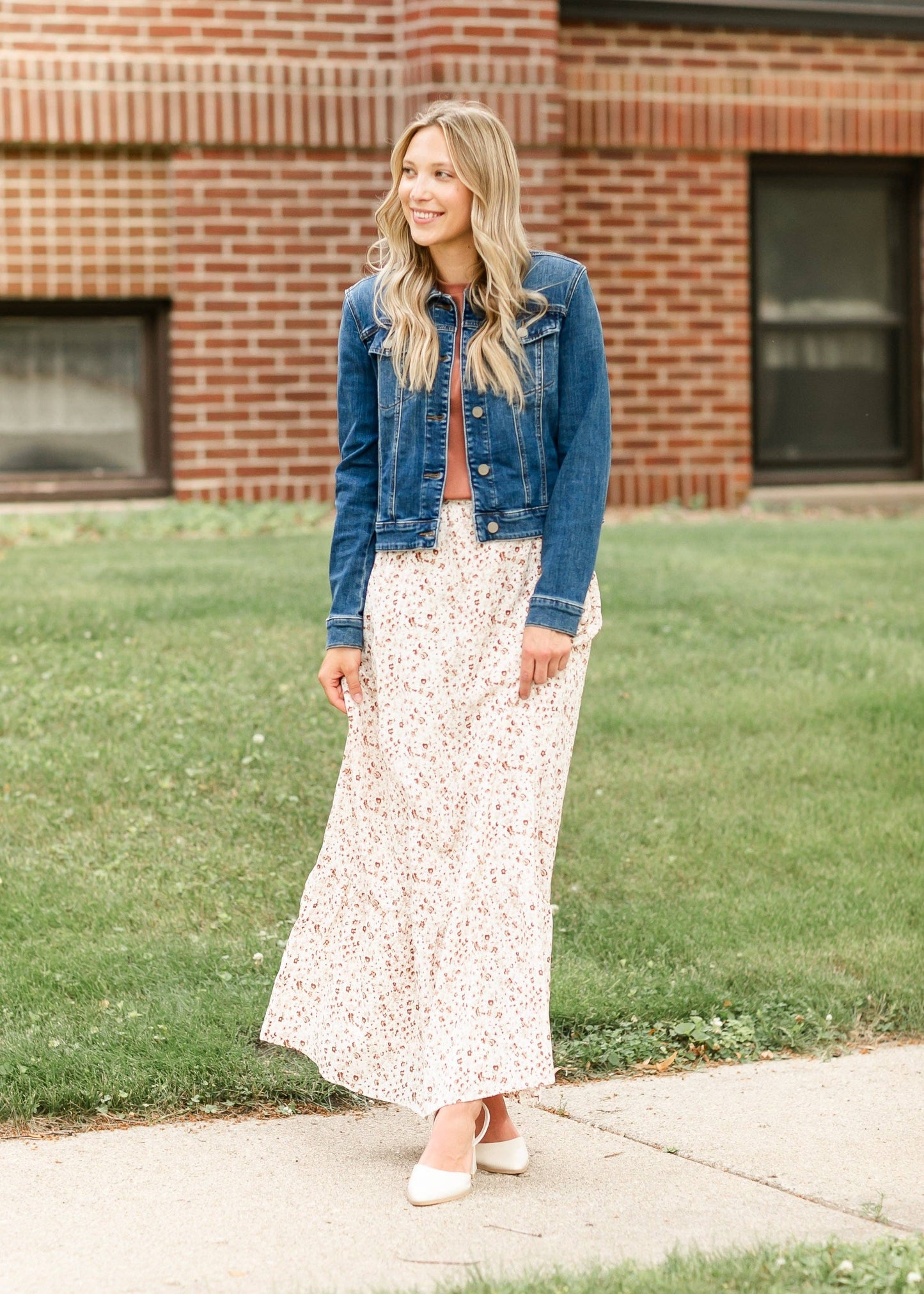 Havyn Floral Lined Maxi Skirt