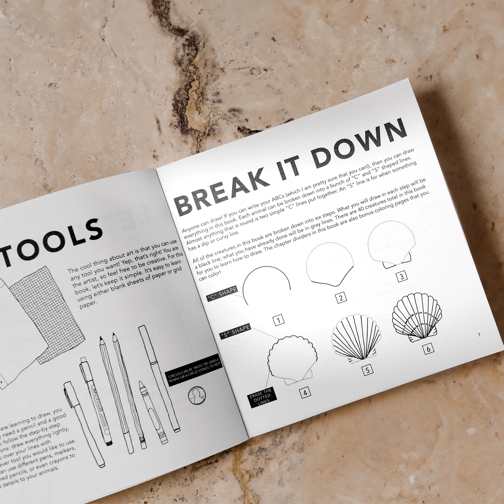 Under the Sea: Stocking Stuffer Size How to Draw for Kids