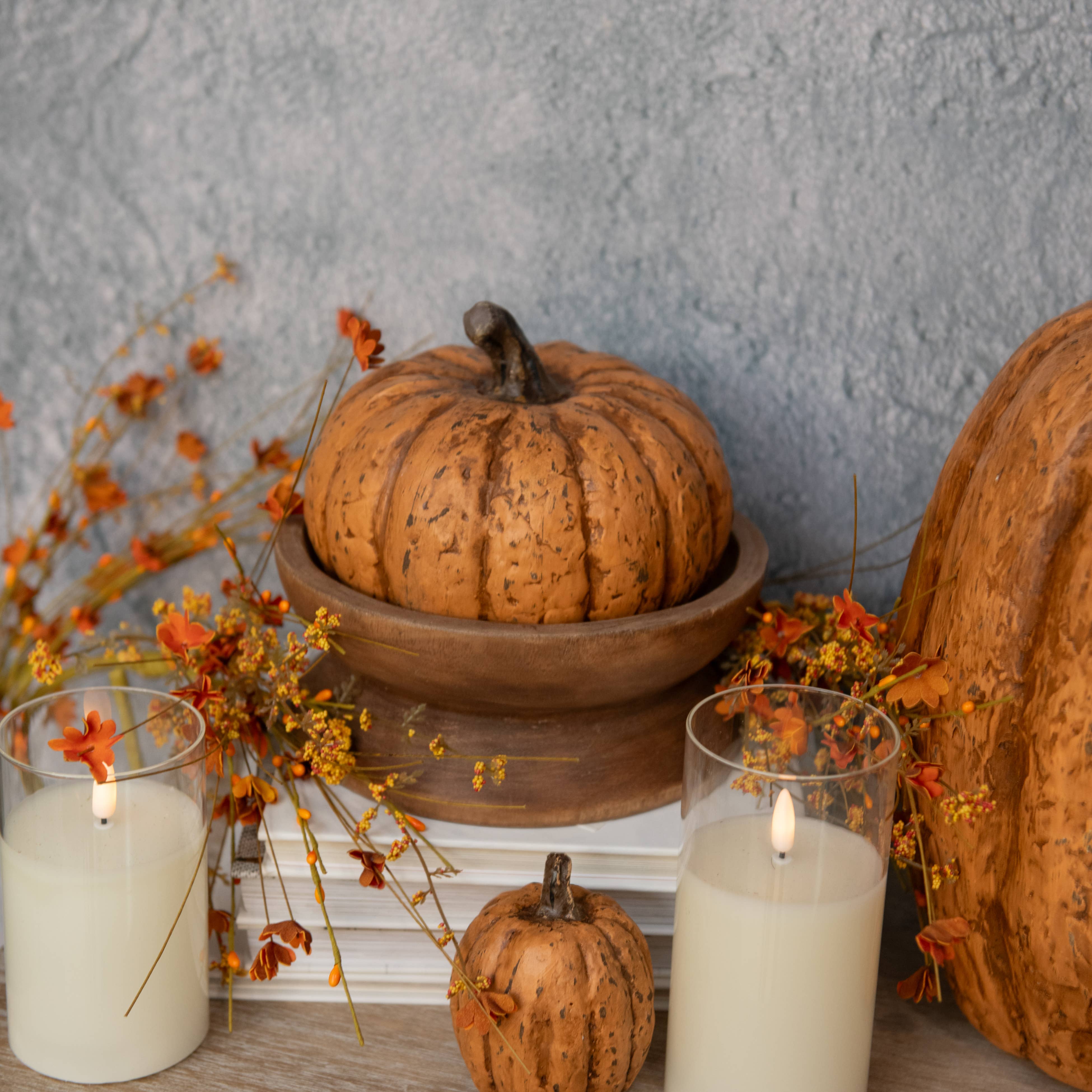 5.75" TERRACOTTA SHORT PUMPKIN