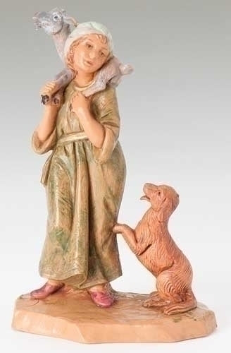 5" SCALE ETHAN, SHEPHERD W/ ANIMALS