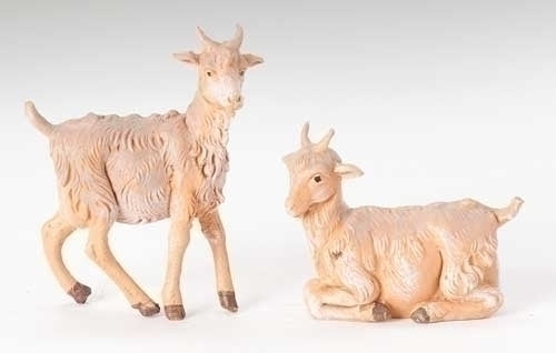 5" SCALE 2 PC SET GOATS