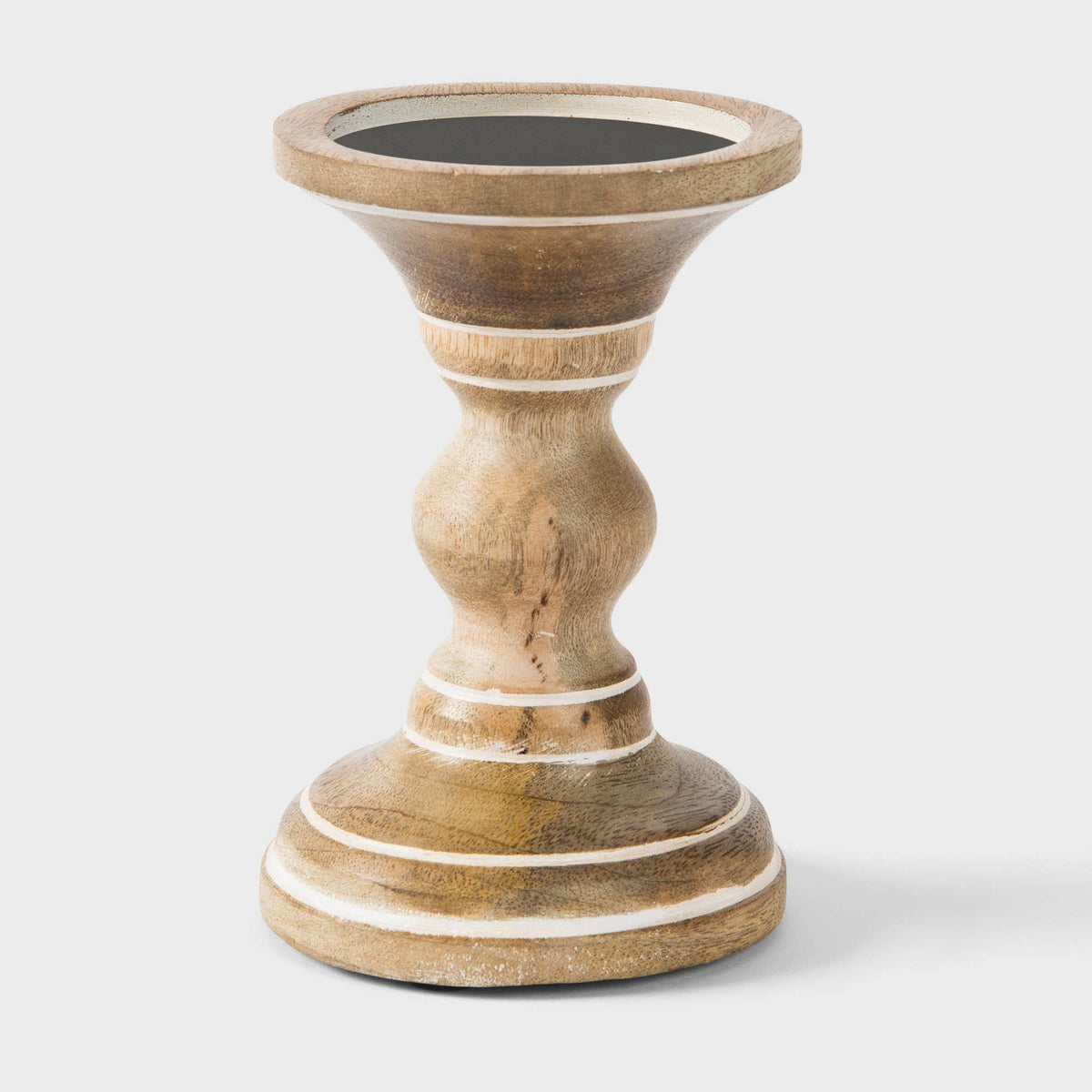 Willow in Whitewash Candle Holder Set of 3