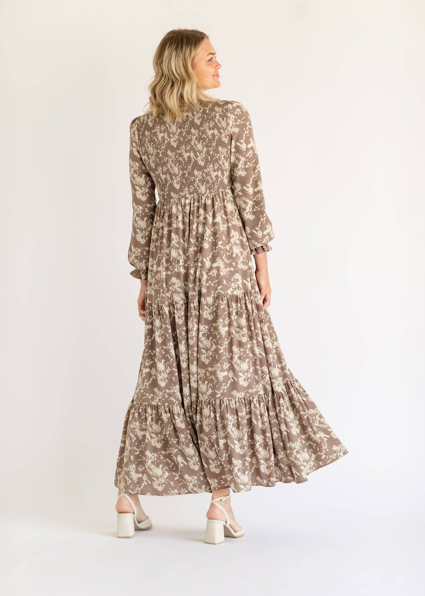 Aurora Floral Long Sleeve Maxi Dress