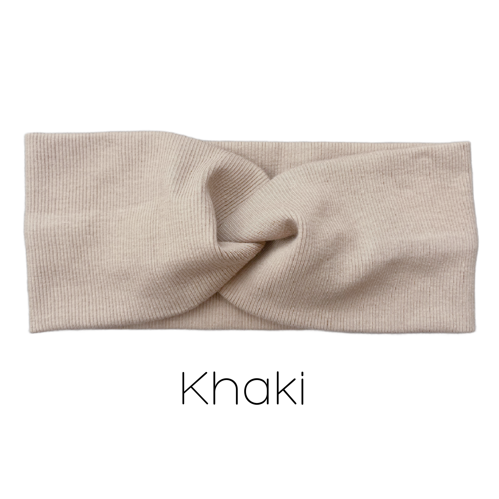 Organic Rib Cotton Twist Headband