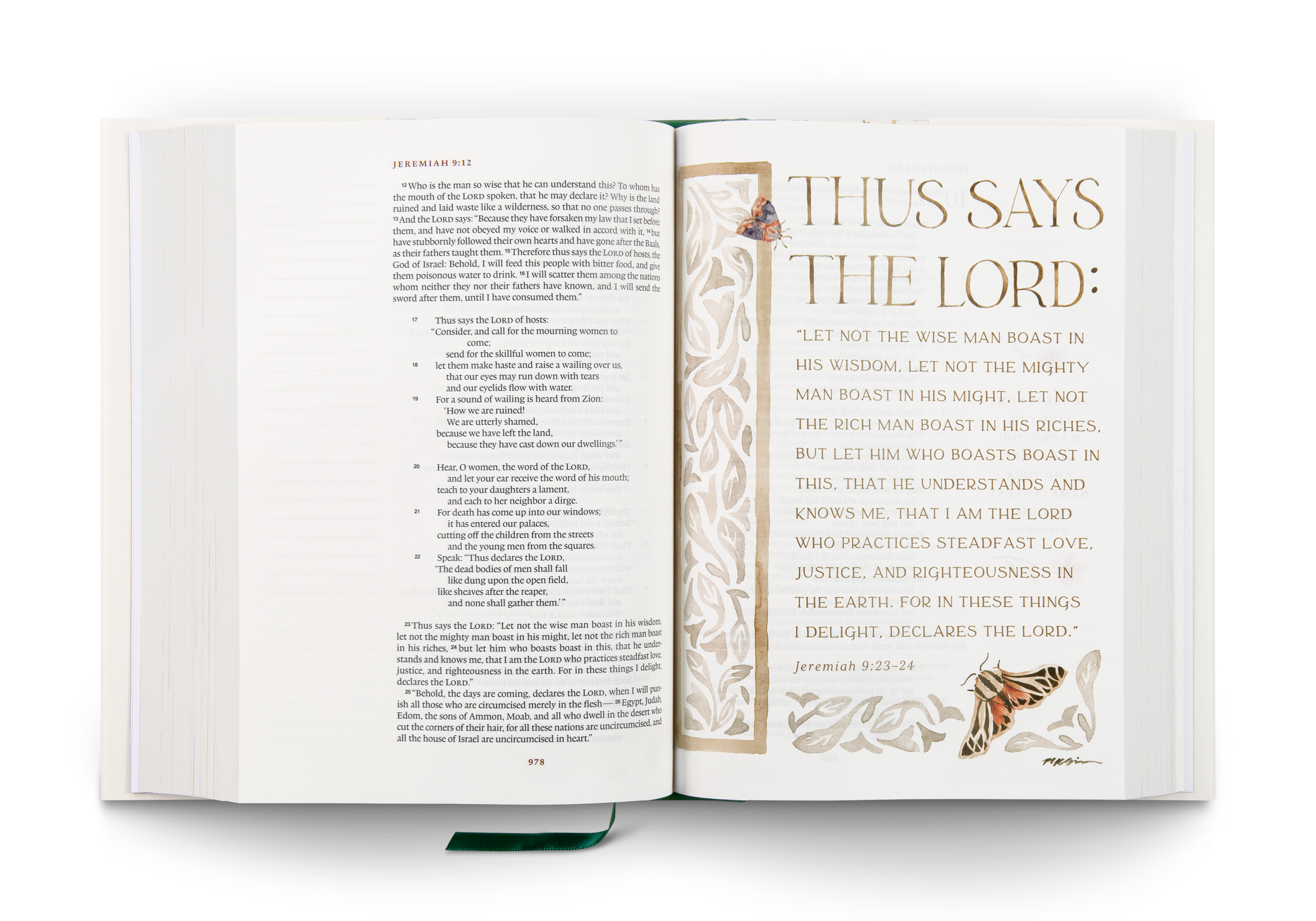 ESV GraceLaced Bible, HC (Artwork by Ruth Chou Simons)