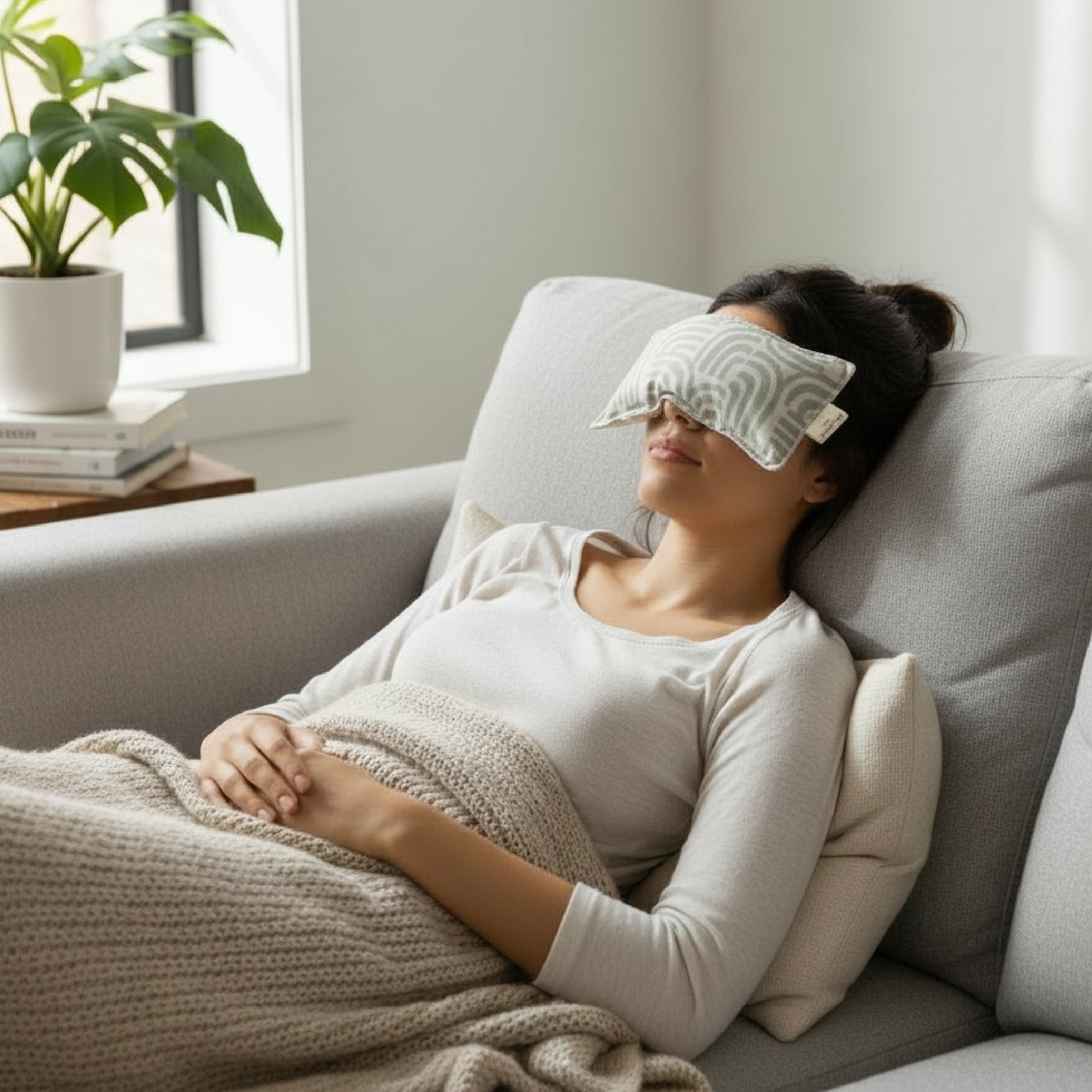 Eye Pillow - Trellis in Sage