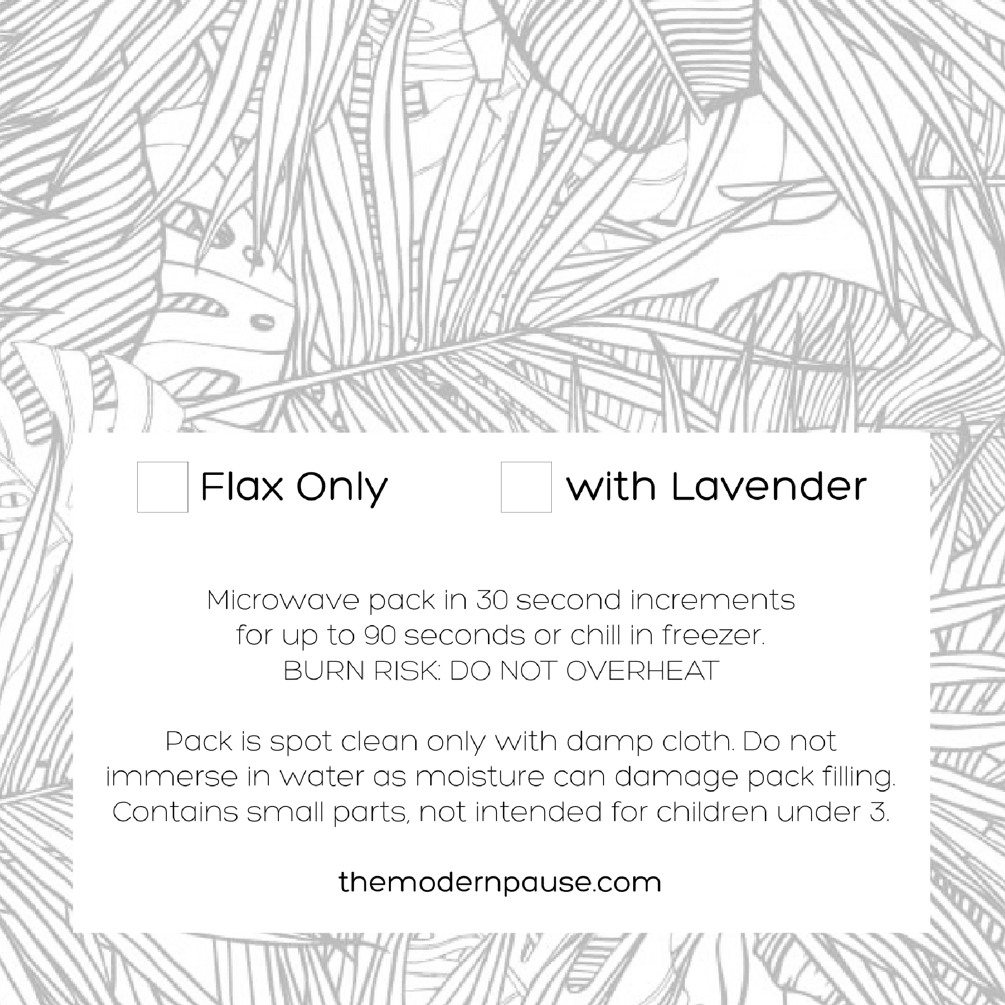 Eye Pillow - Trellis in Sage