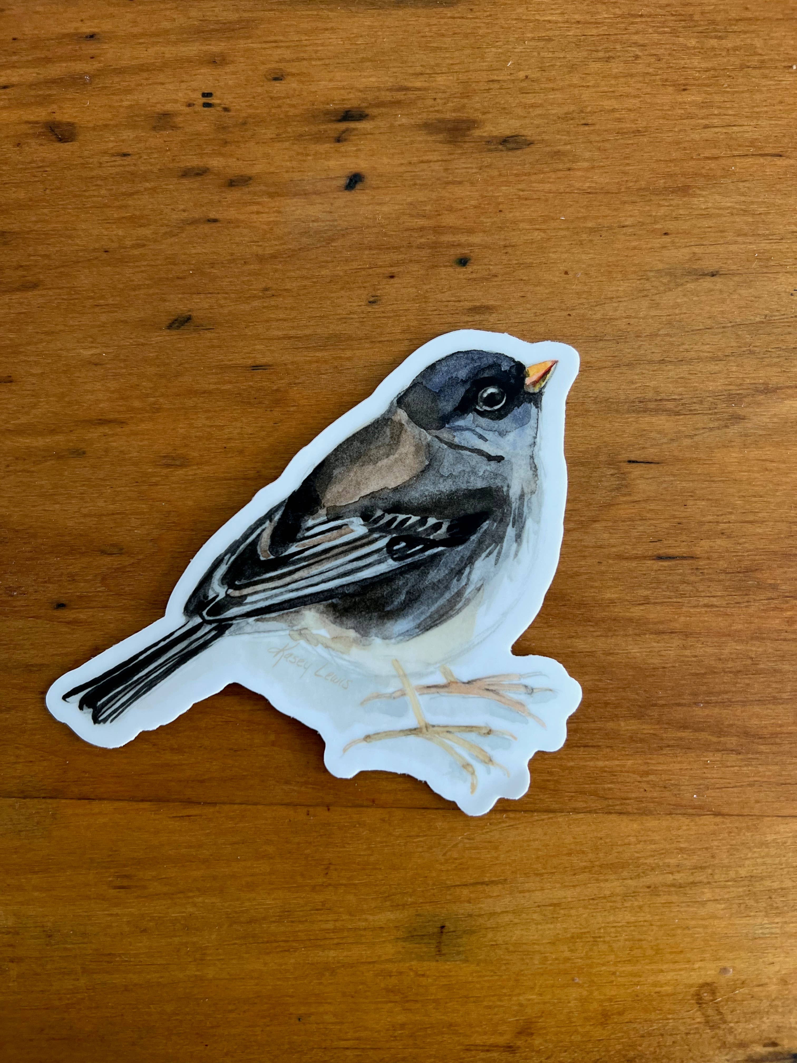 Dark Eyed Junco / Vinyl Sticker